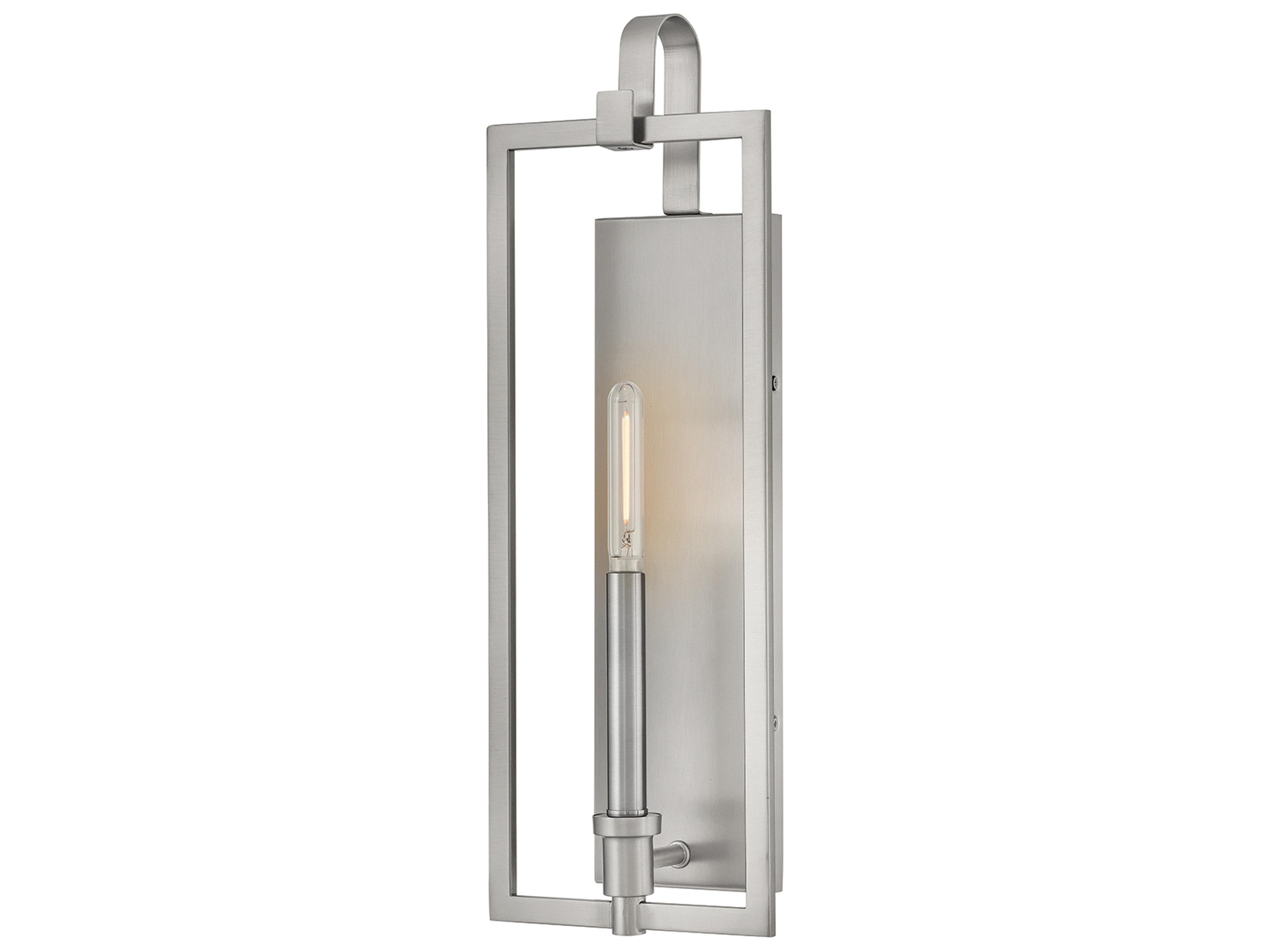 Stassi 1-Light Brushed Nickel Wall Sconce