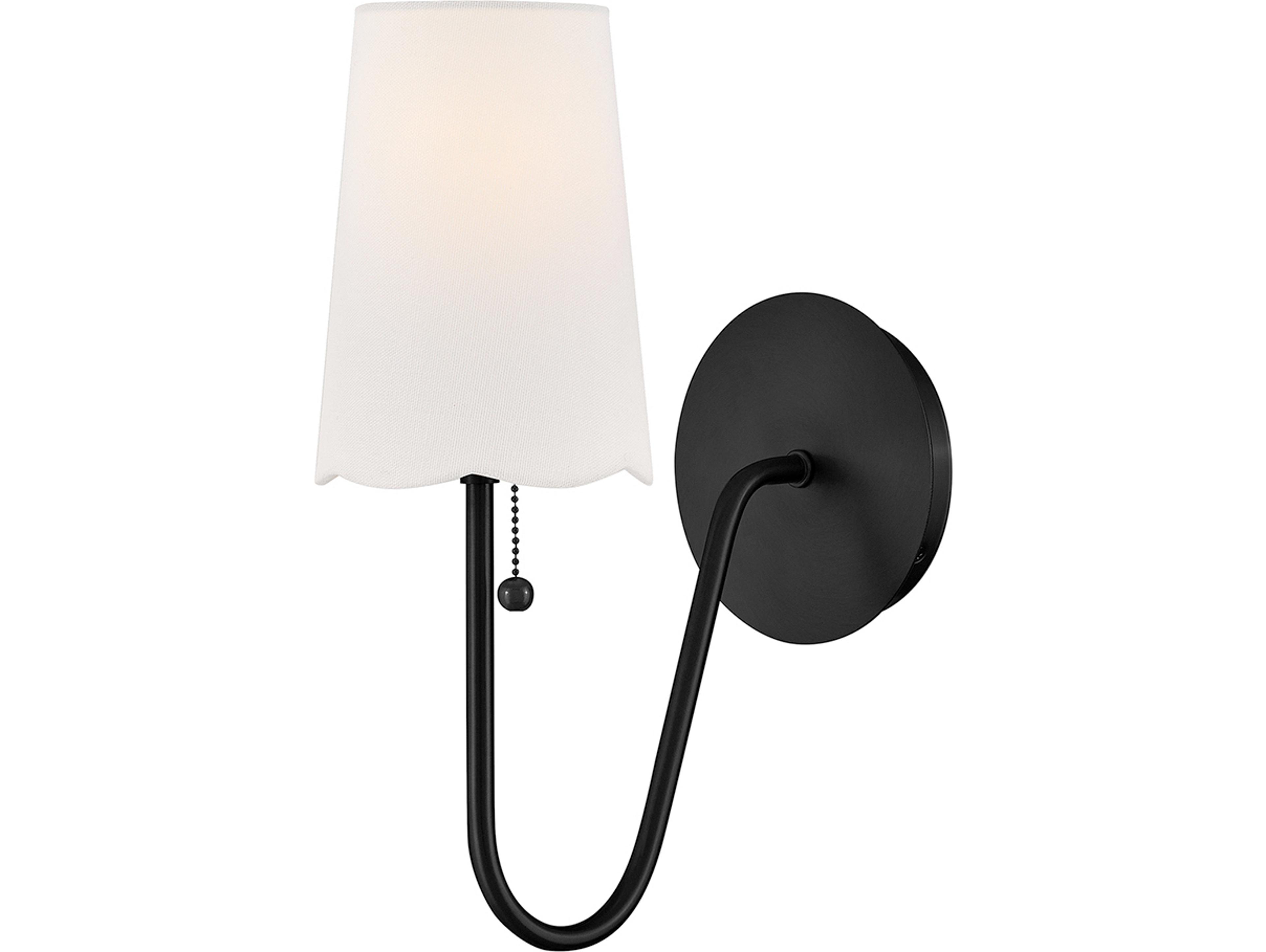 Lark Living Bliss 1-Light Black Wall Sconce