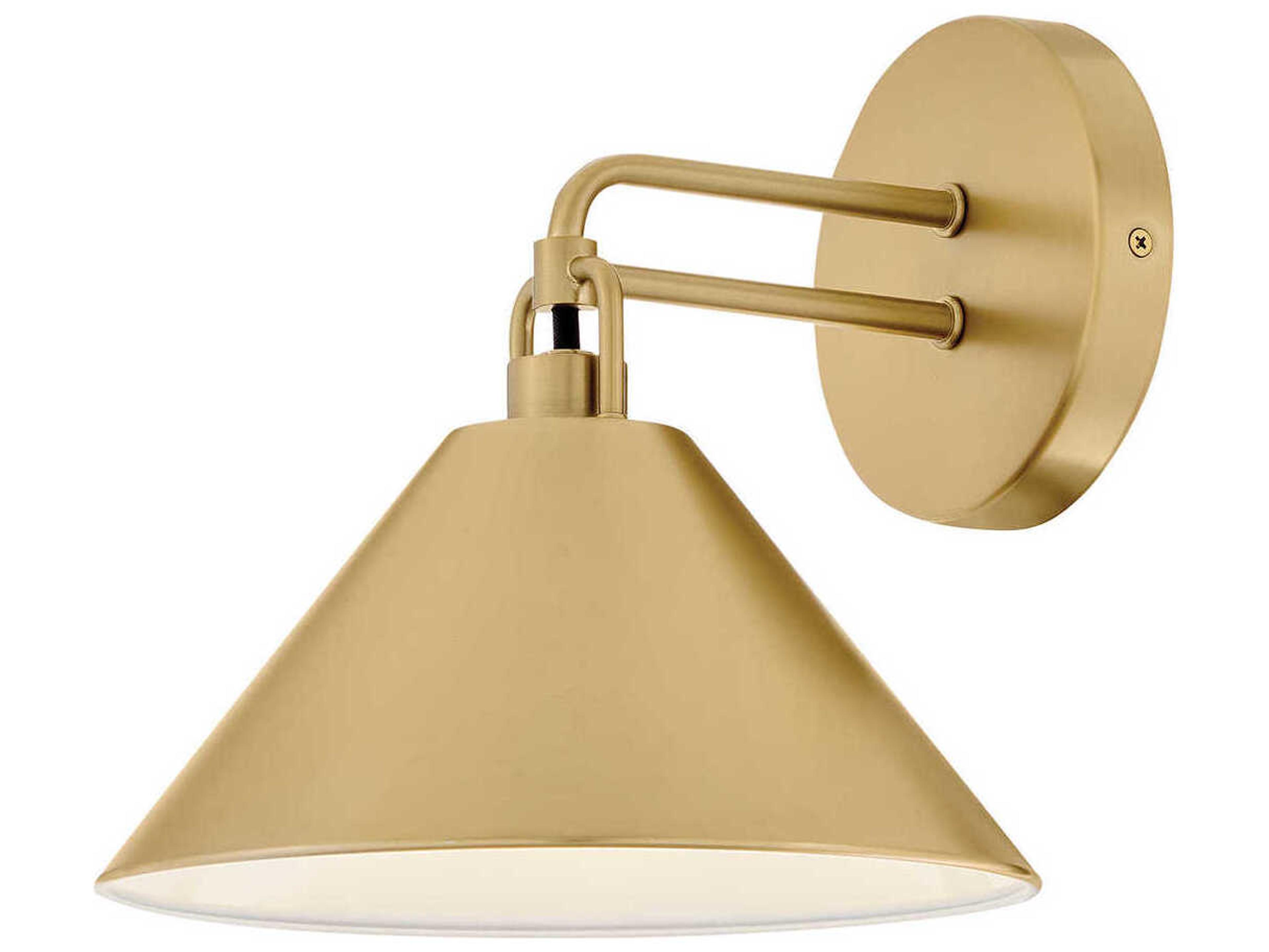 Lark Living Milo 1-Light Lacquered Brass Wall Sconce