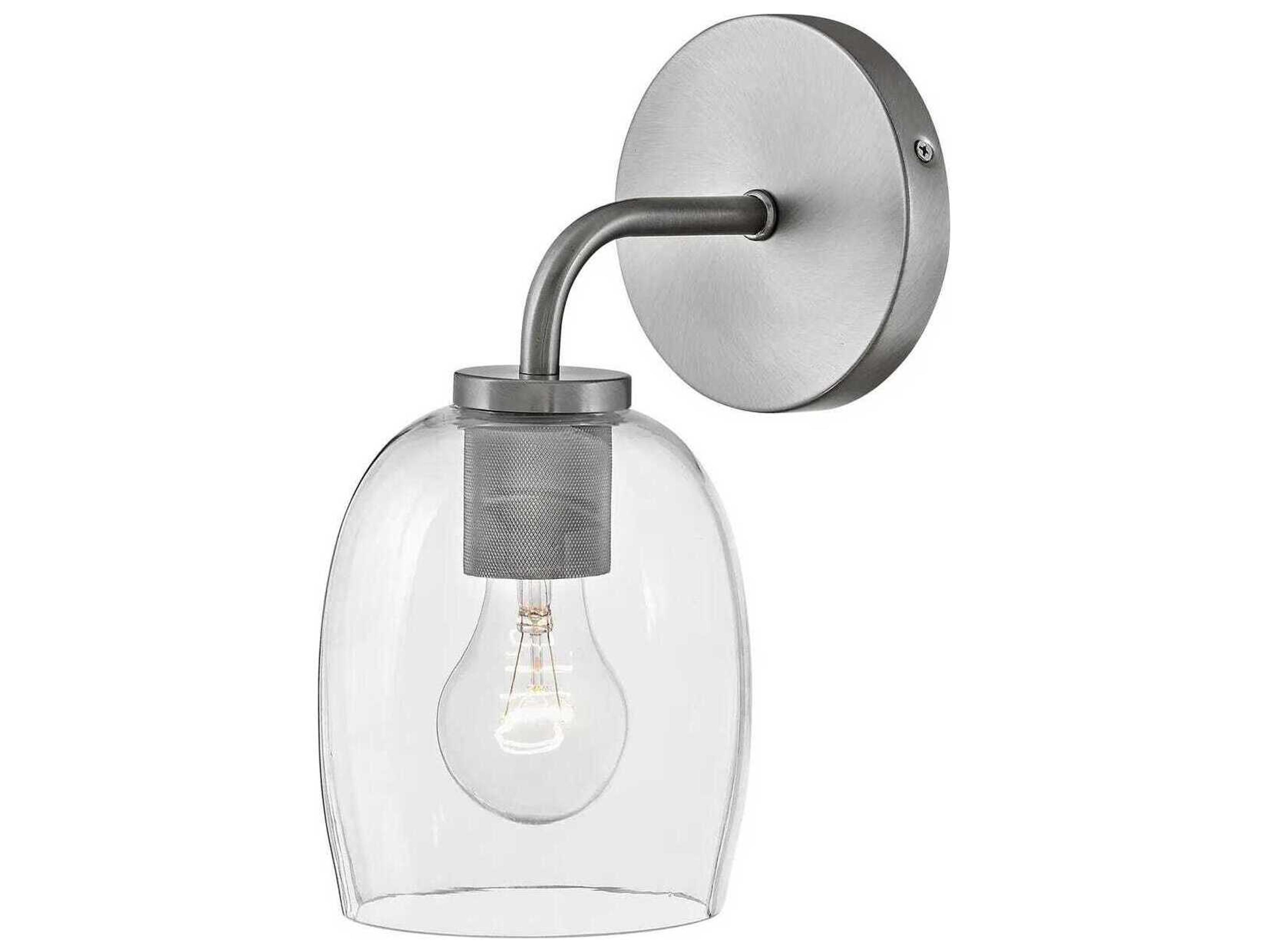 Lark Living Percy 1-Light Antique Nickel Wall Sconce