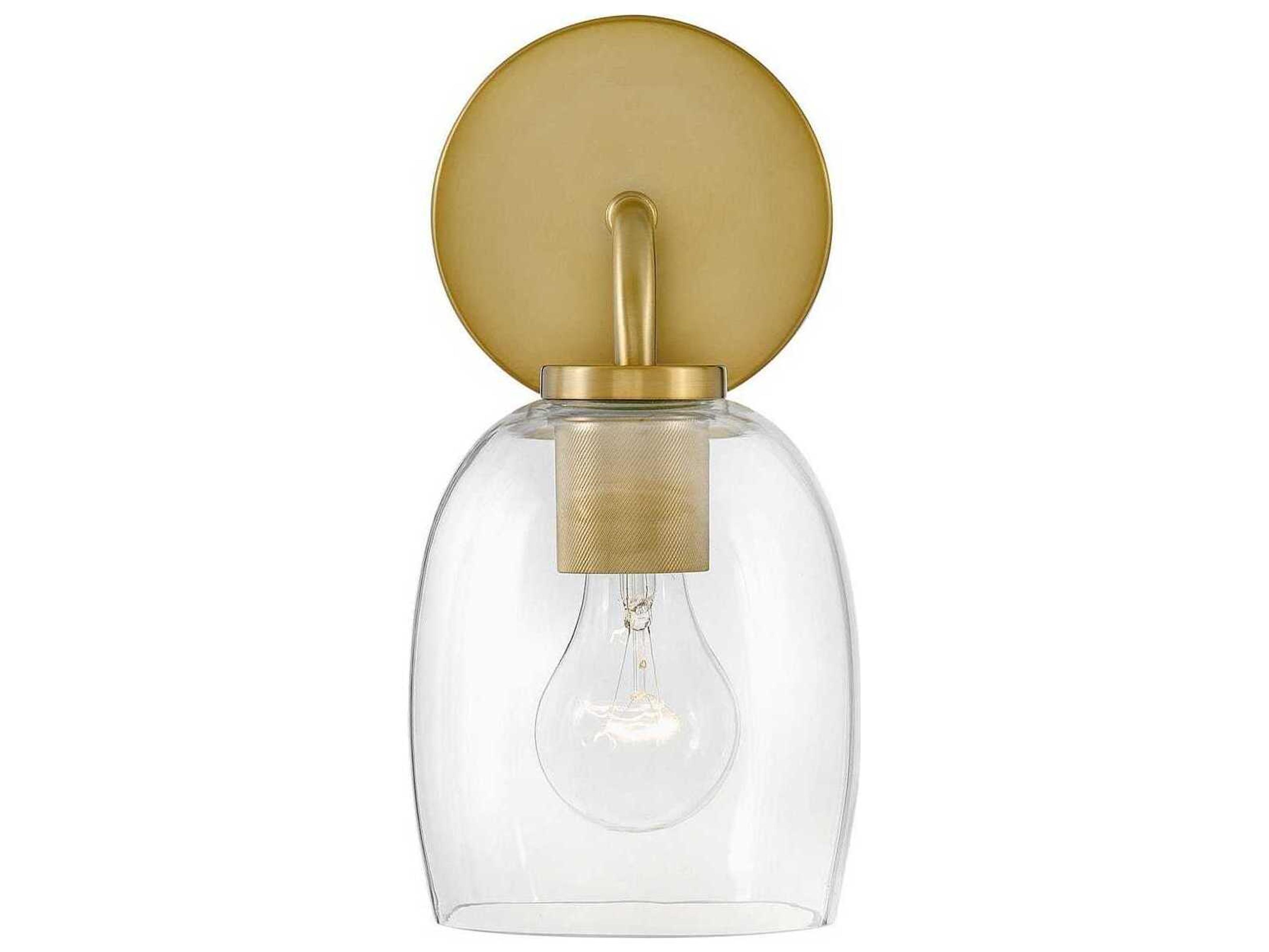 Lark Living Percy 1-Light Lacquered Brass Wall Sconce