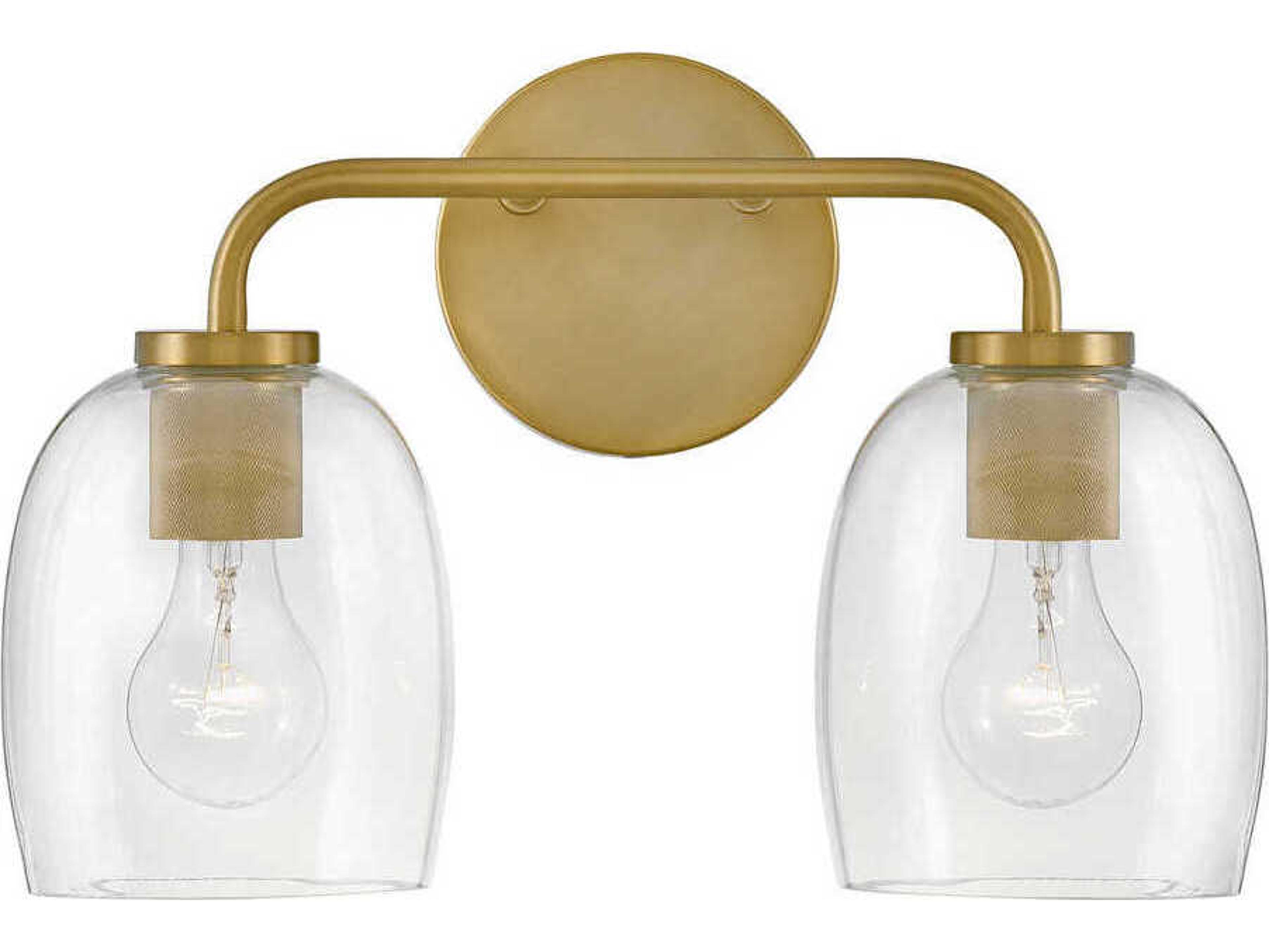 Lark Living Percy 2-Light Lacquered Brass Vanity Light