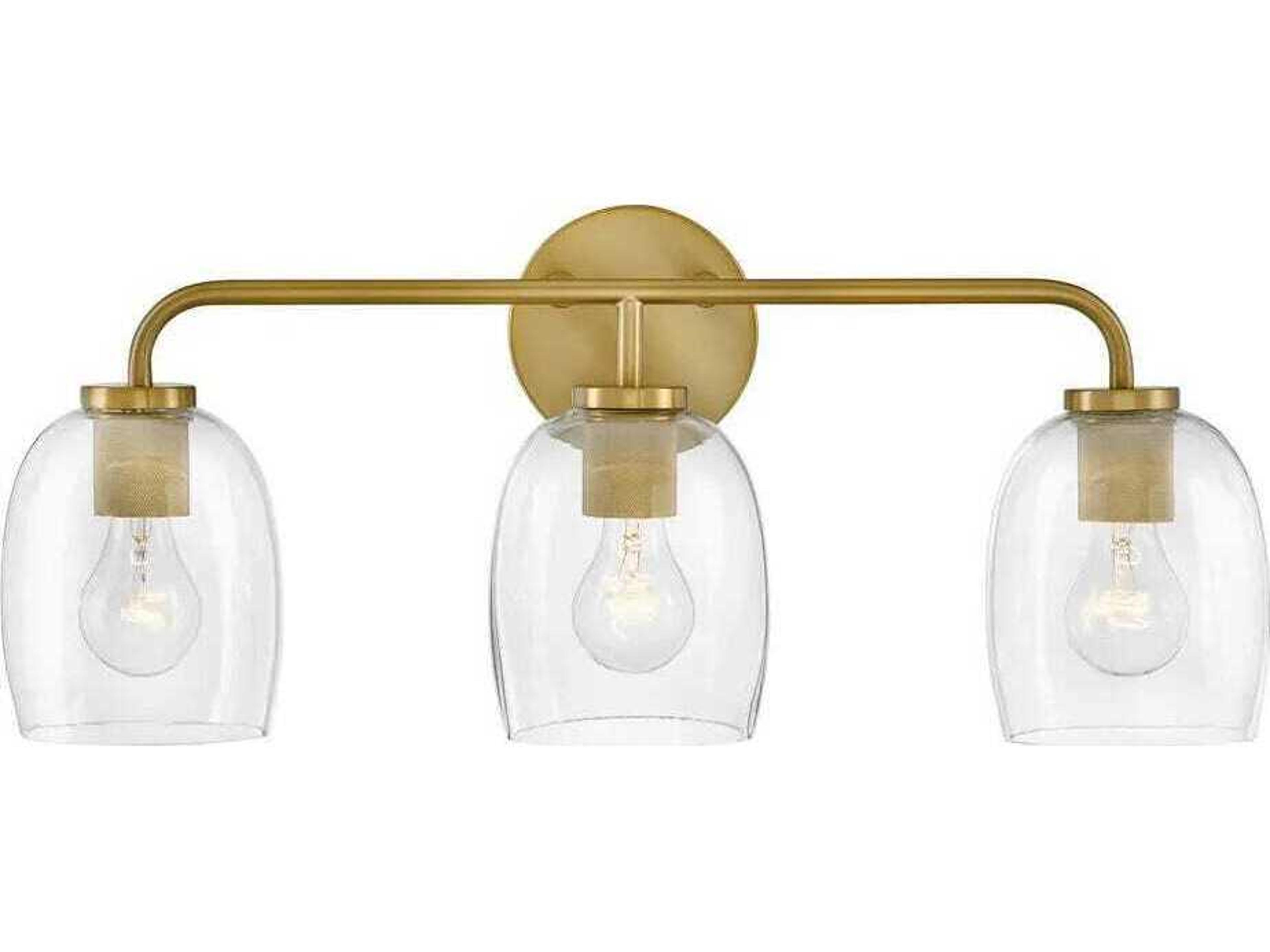 Lark Living Percy 3-Light Lacquered Brass Vanity Light