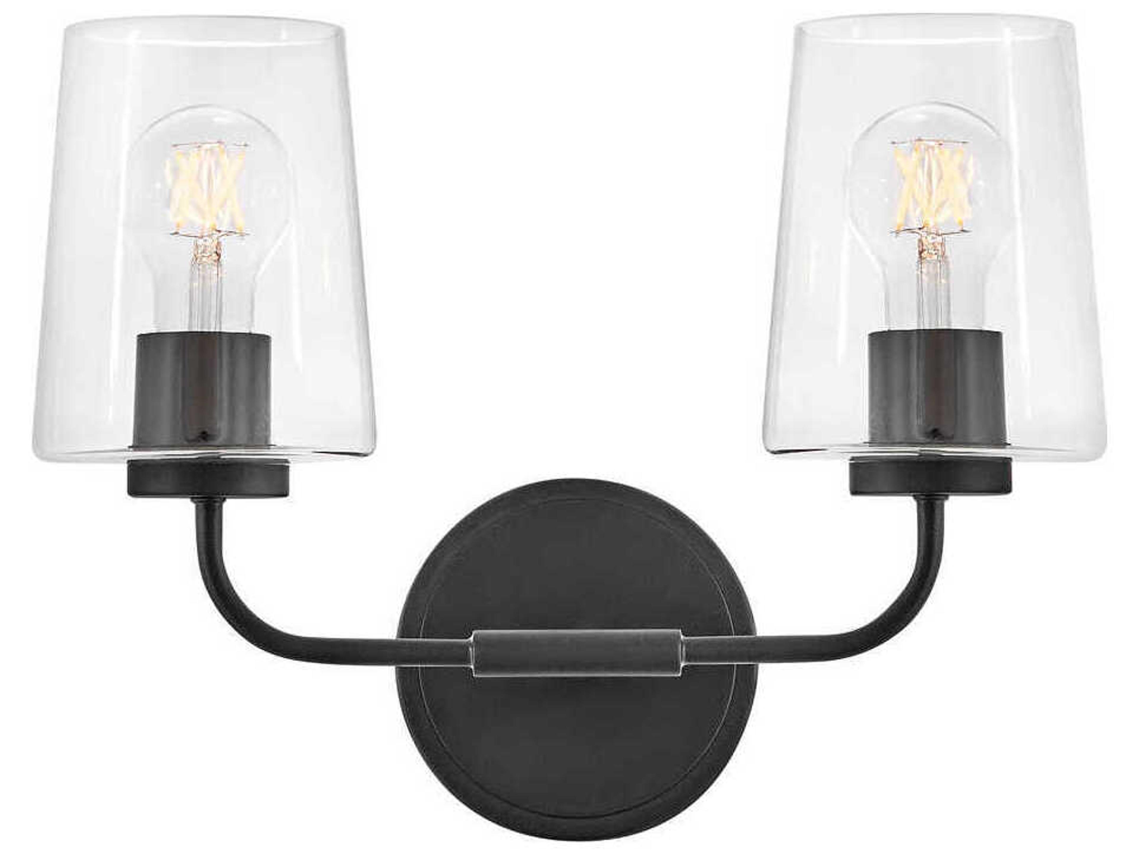 Lark Living Kline 3-Light Black Vanity Light