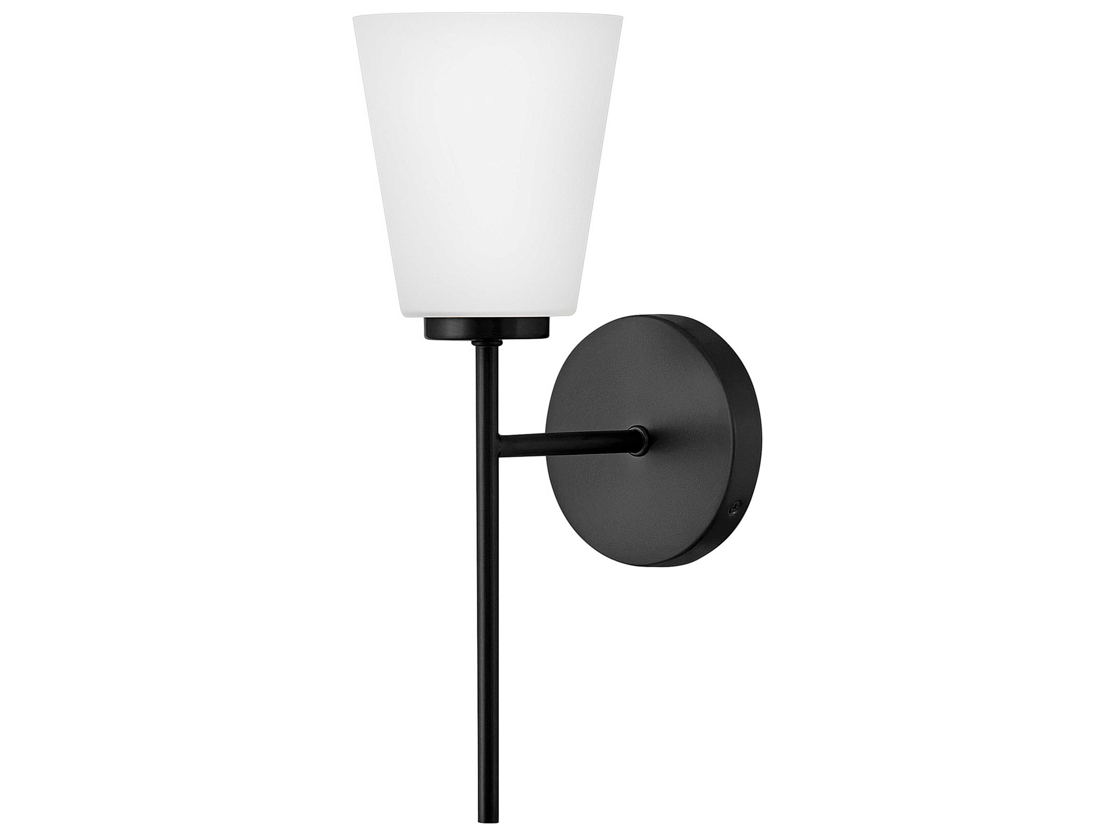 Bri 1-Light Black Wall Sconce