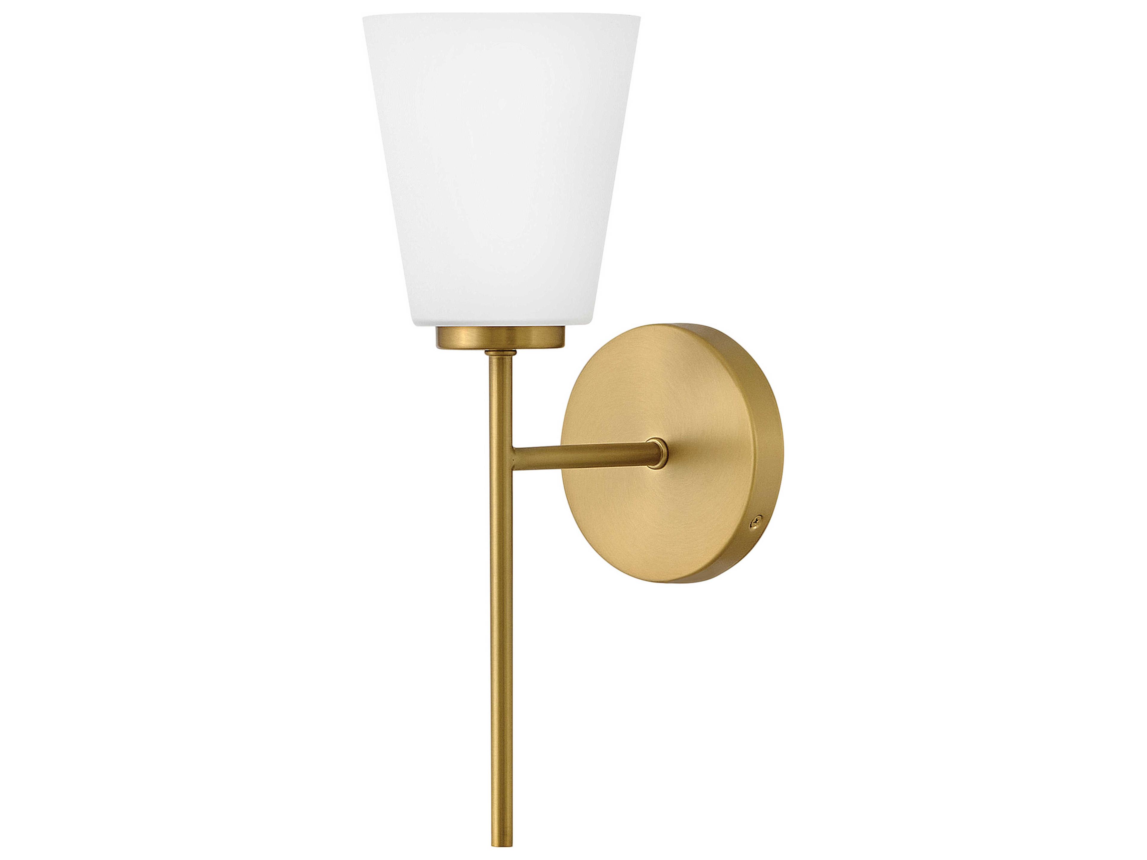 Bri 1-Light Lacquered Brass Wall Sconce