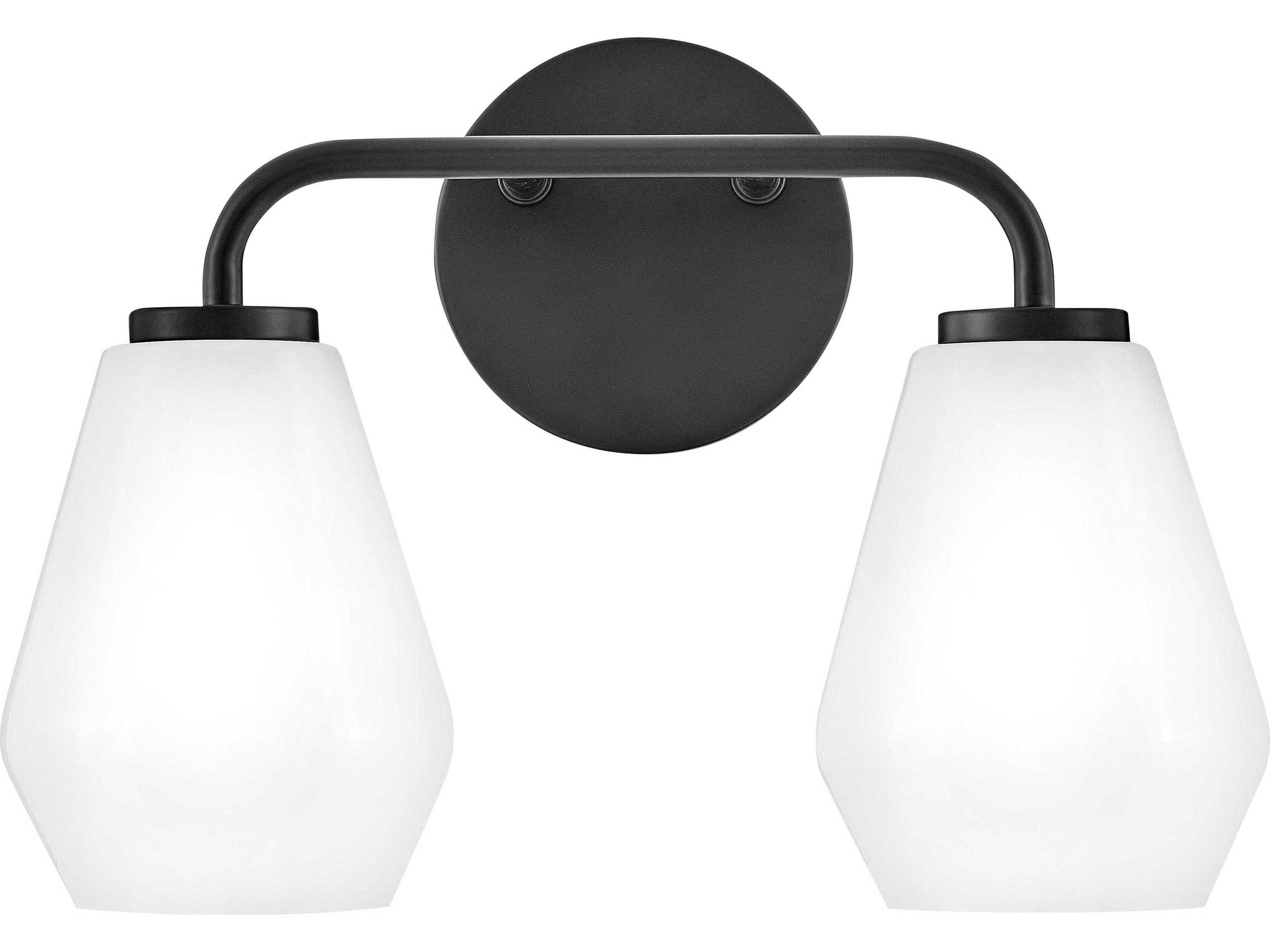 Lark Living Gio 2-Light Black Vanity Light
