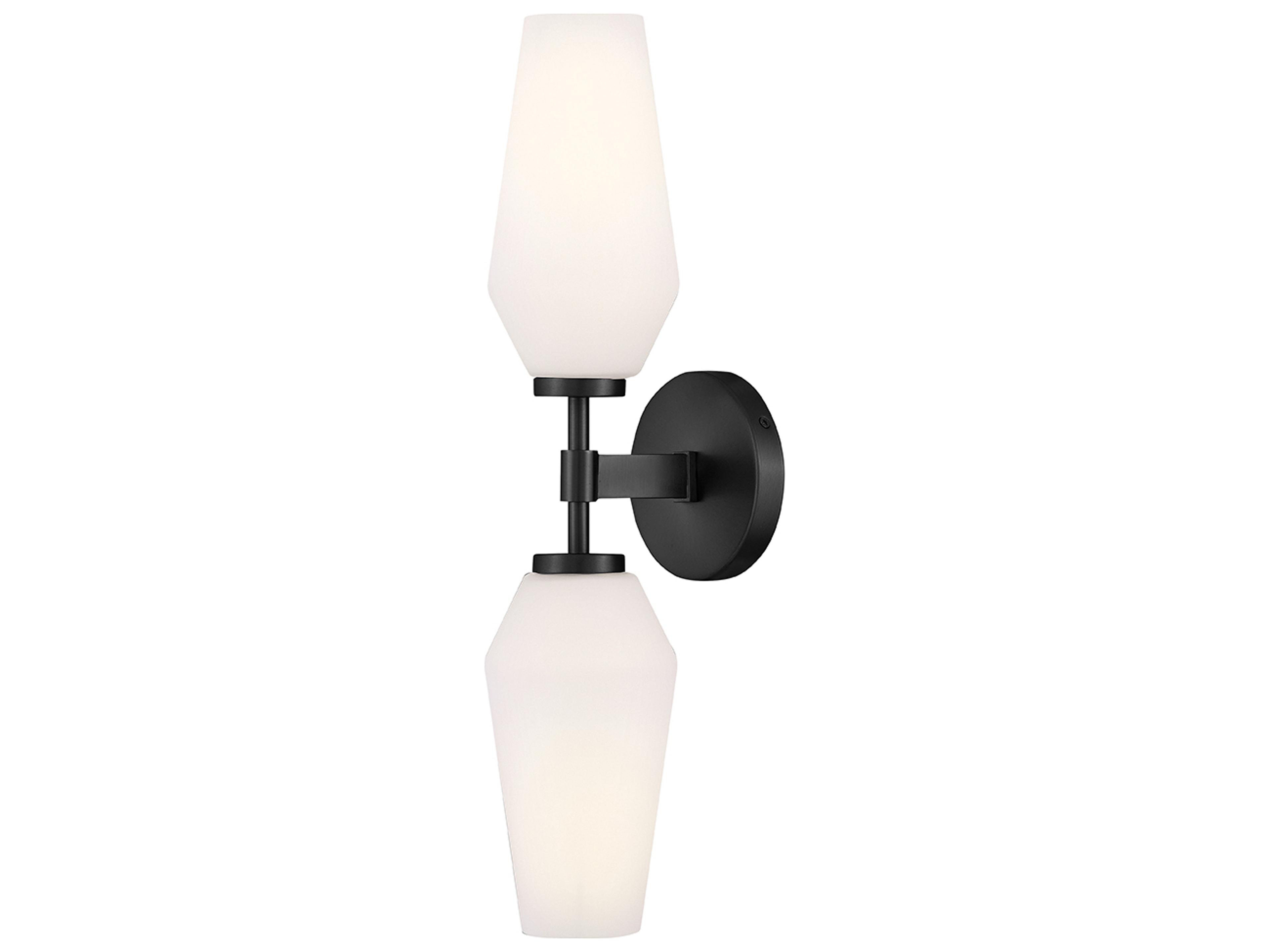 Lark Living Gio 2-Light Black Vanity Light