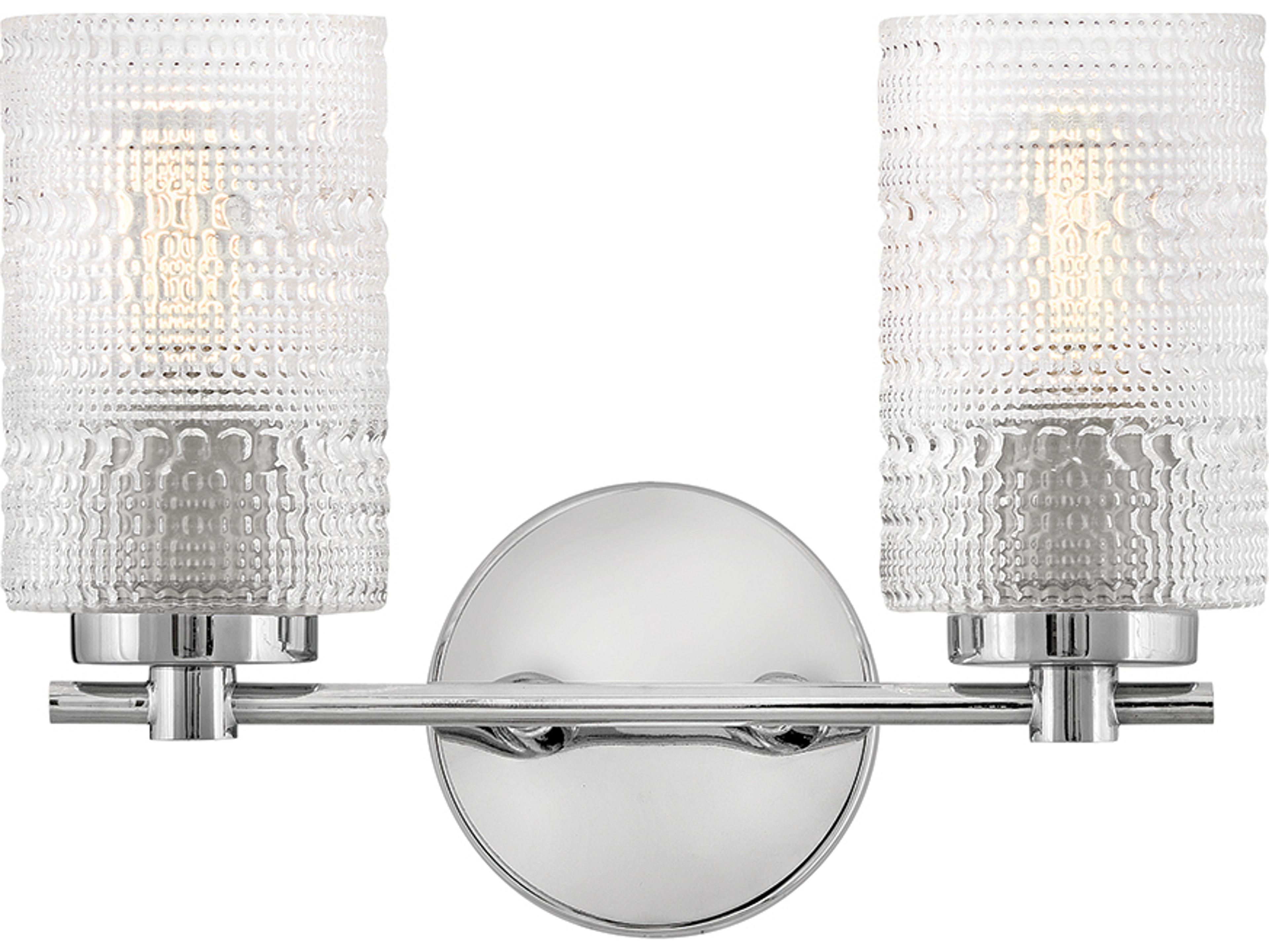 Lark Living Mabel 2-Light Chrome Vanity Light