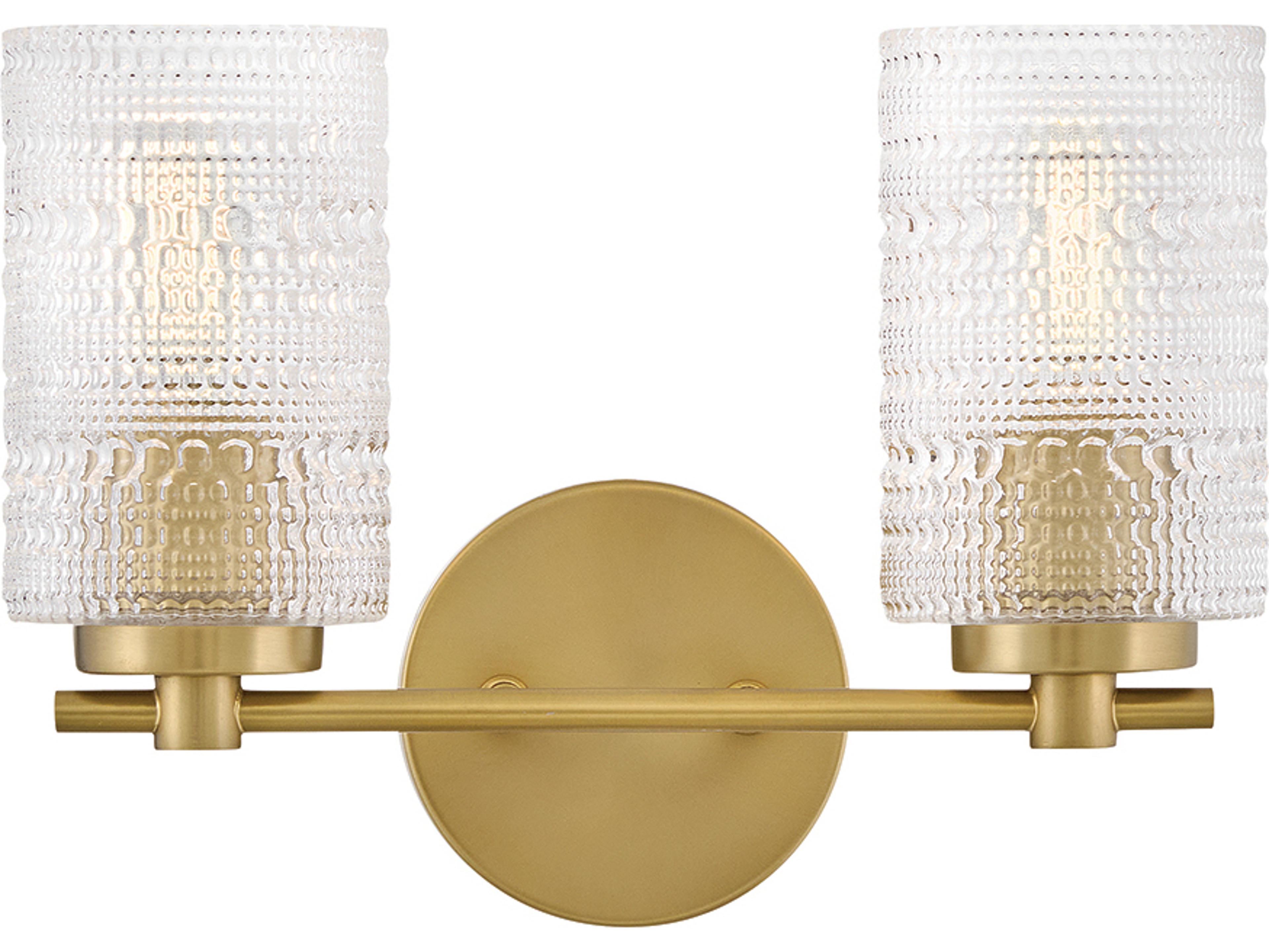 Lark Living Mabel 2-Light Lacquered Brass Vanity Light
