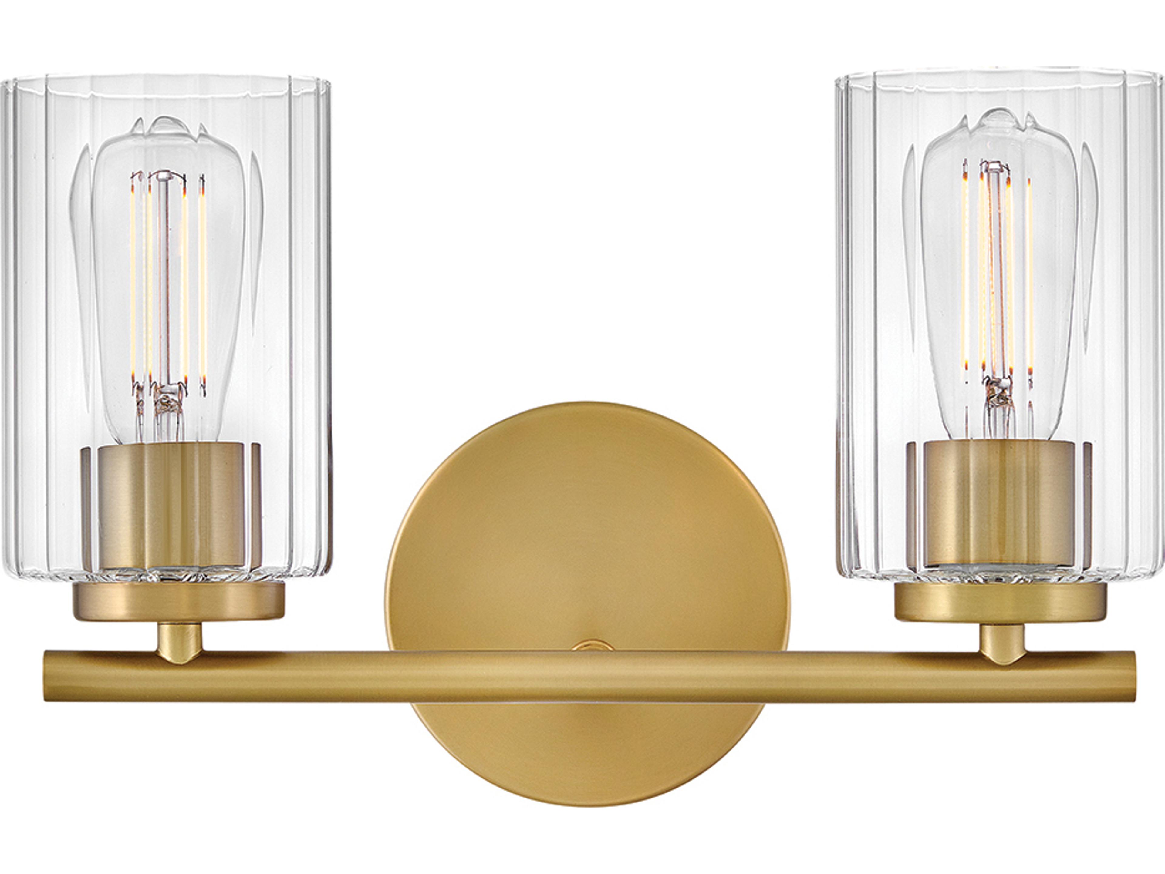 Lark Living Leta 2-Light Lacquered Brass Vanity Light