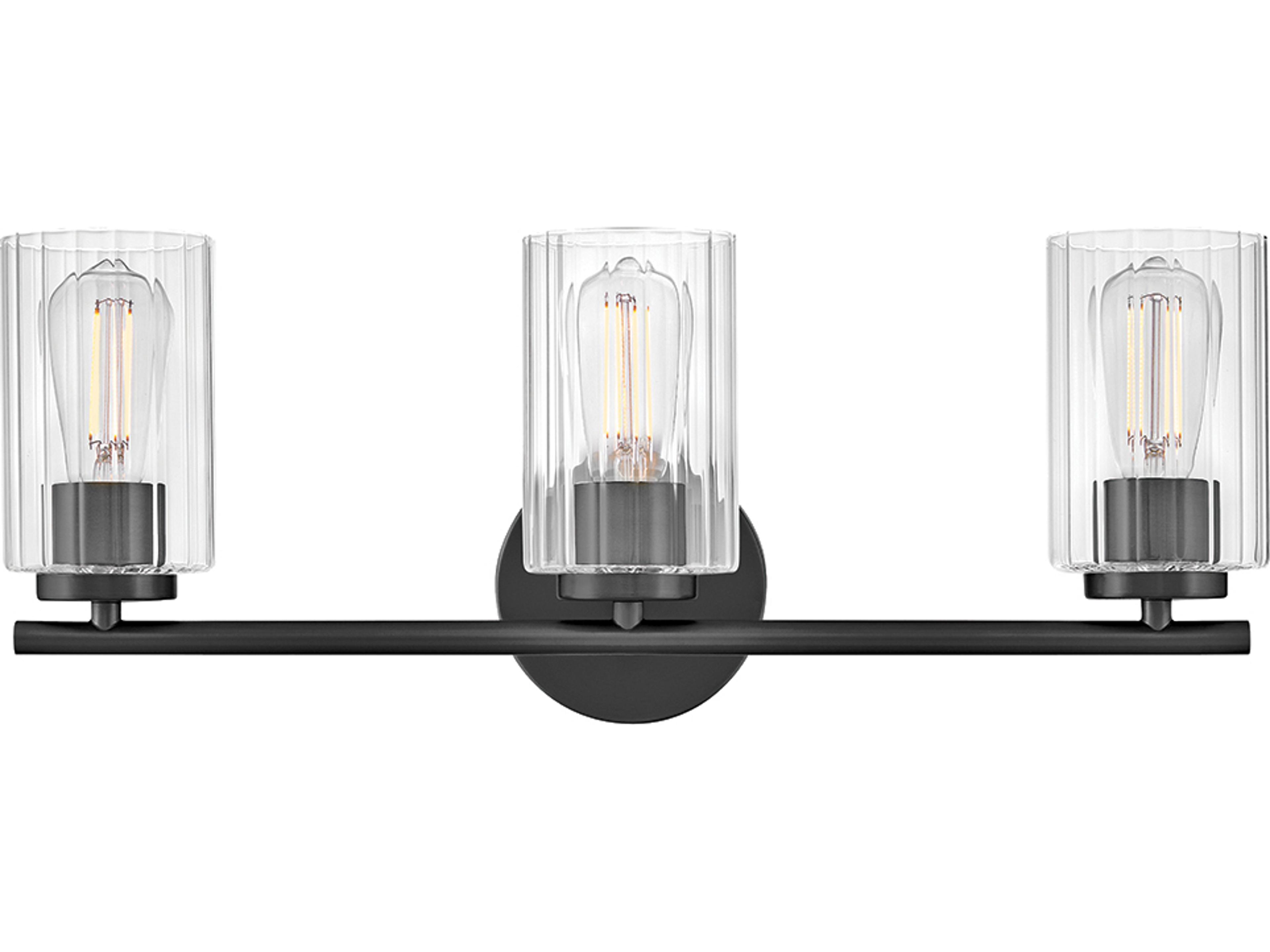 Lark Living Leta 3-Light Black Vanity Light