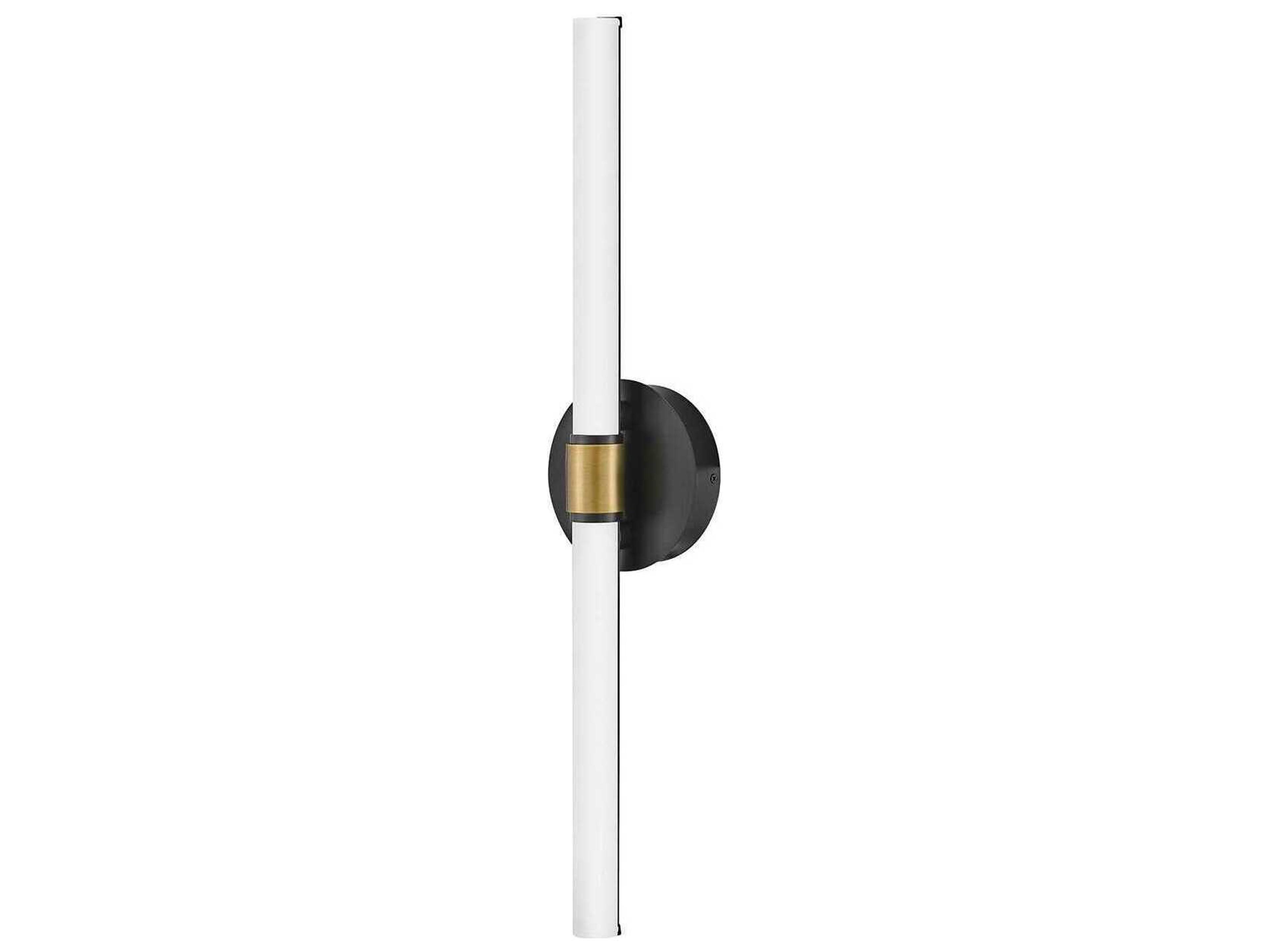 Lark Living Kai Black Lacquered Brass Vanity Light