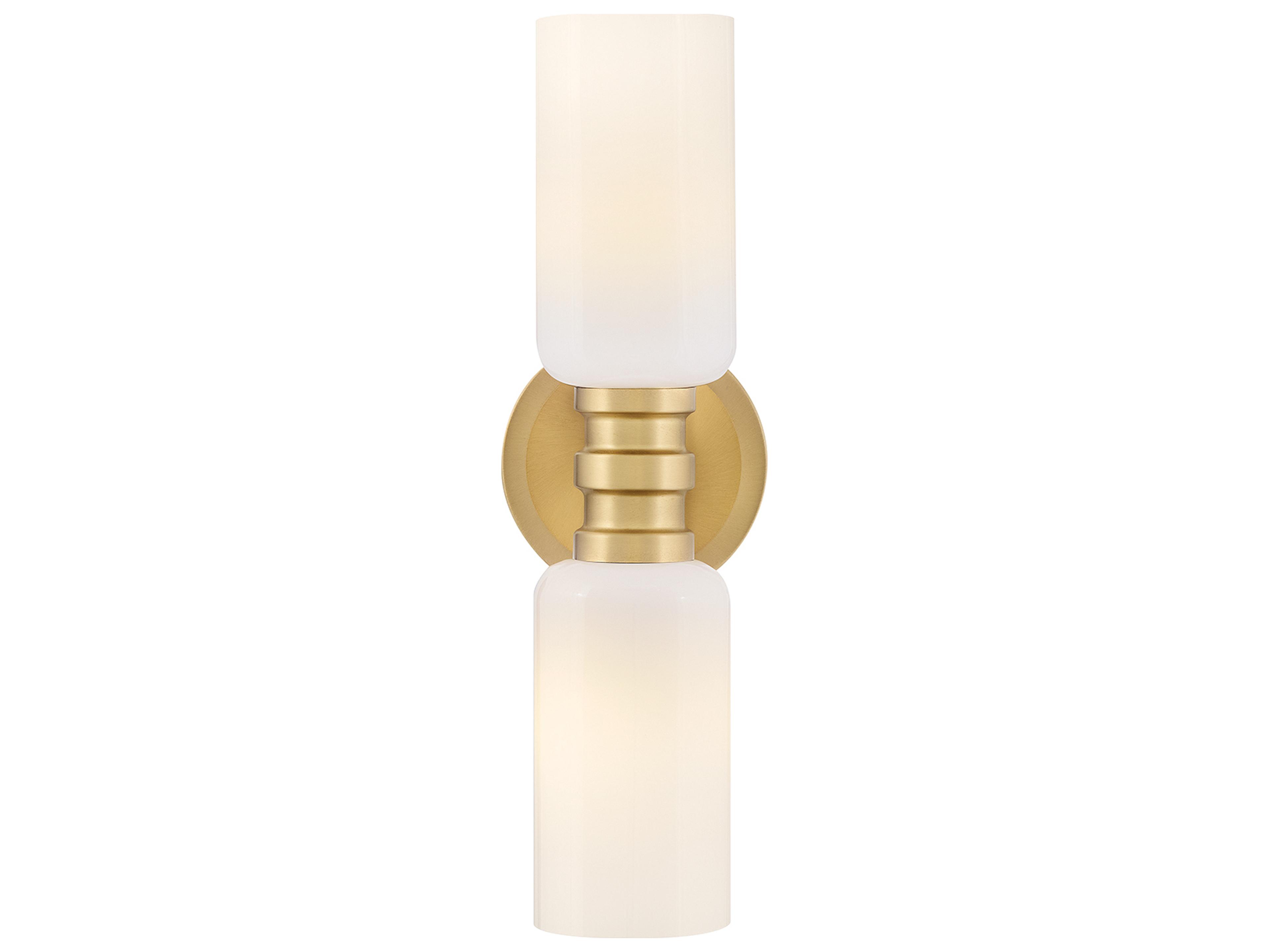 Lark Living Naomi 2-Light Lacquered Brass Wall Sconce
