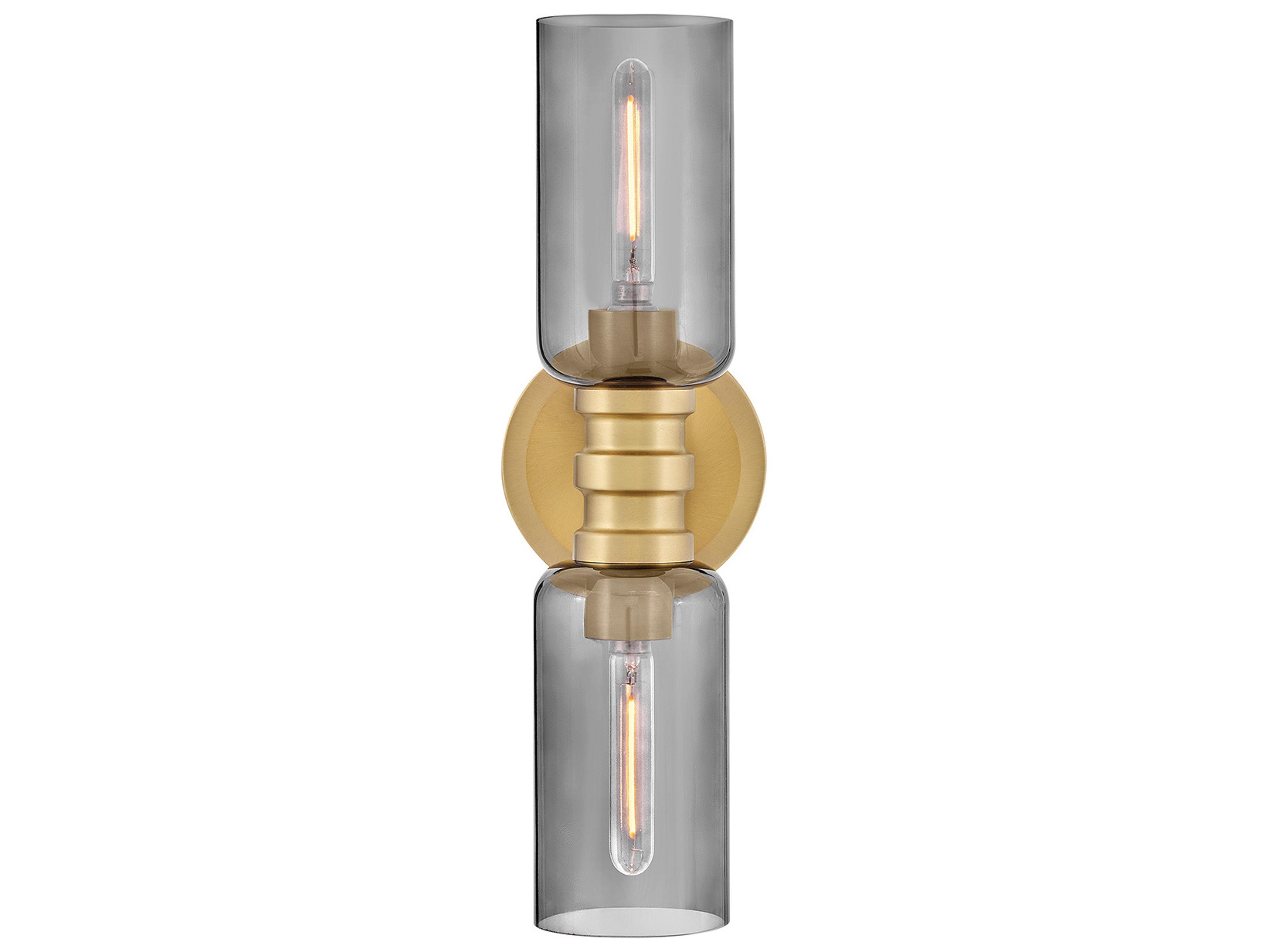 Lark Living Naomi 2-Light Lacquered Brass Wall Sconce