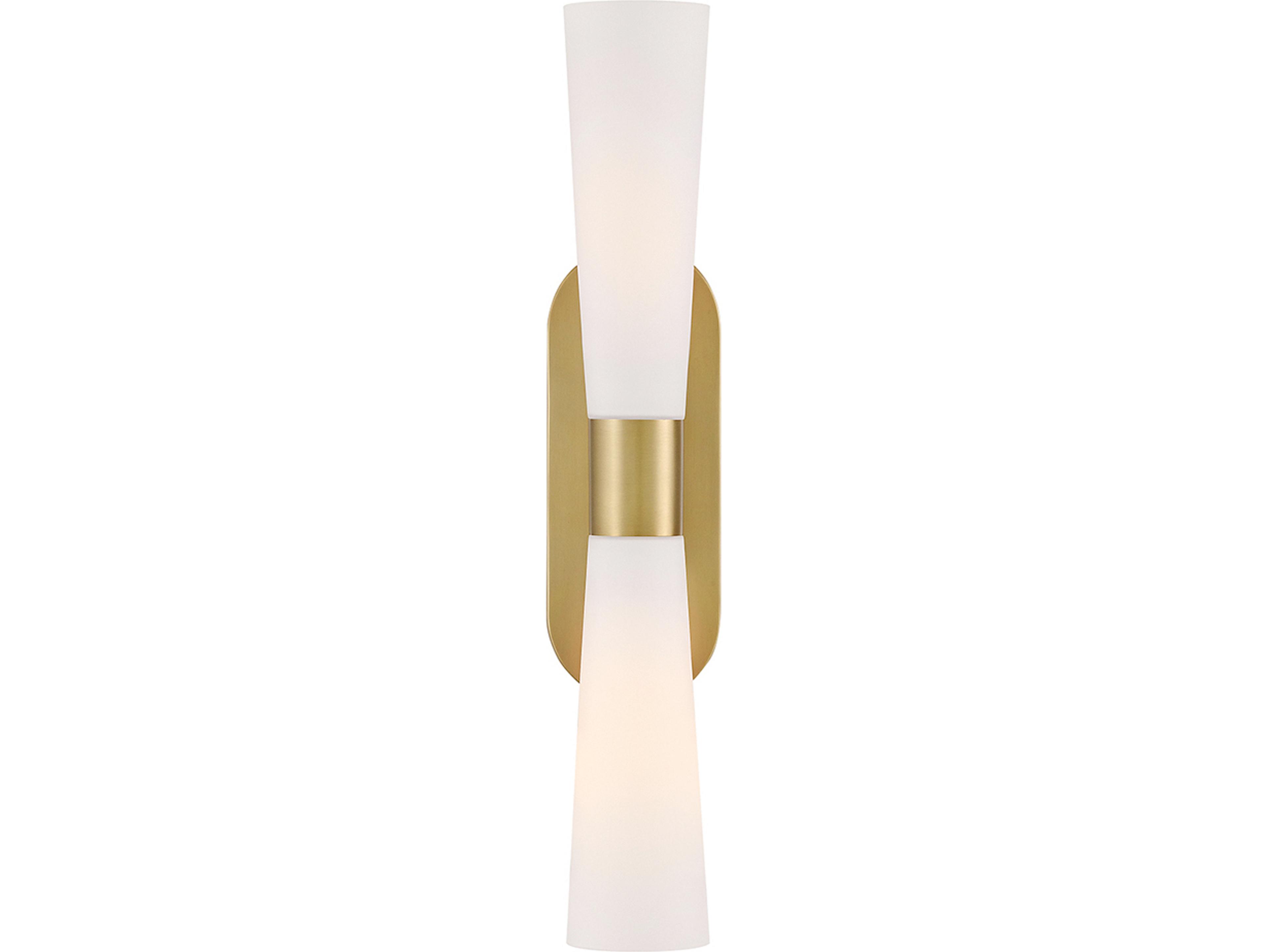 Lark Living Beau 2-Light Lacquered Brass Wall Sconce