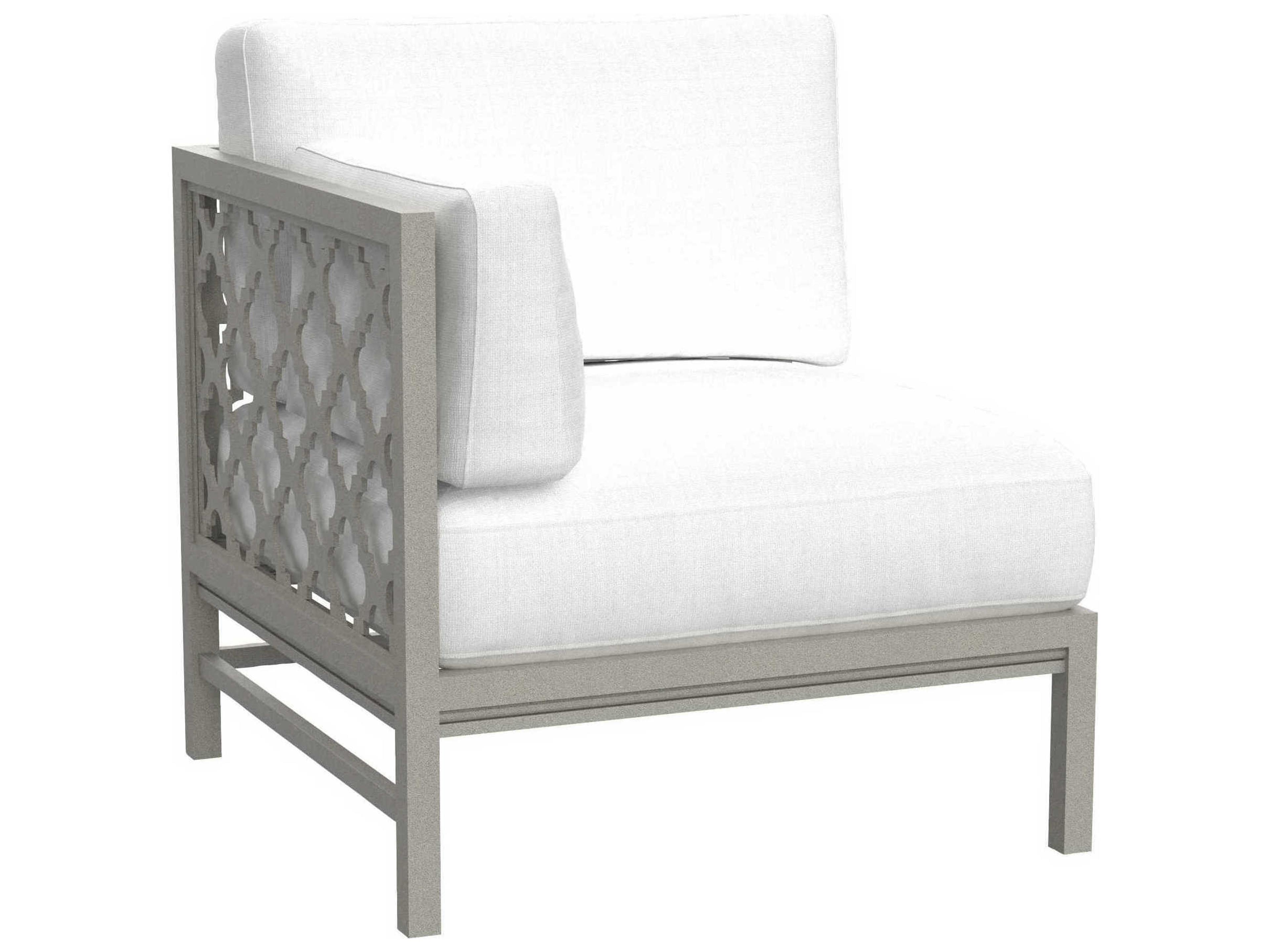 Willow Aluminum Left Arm Outdoor Patio Lounge Chair
