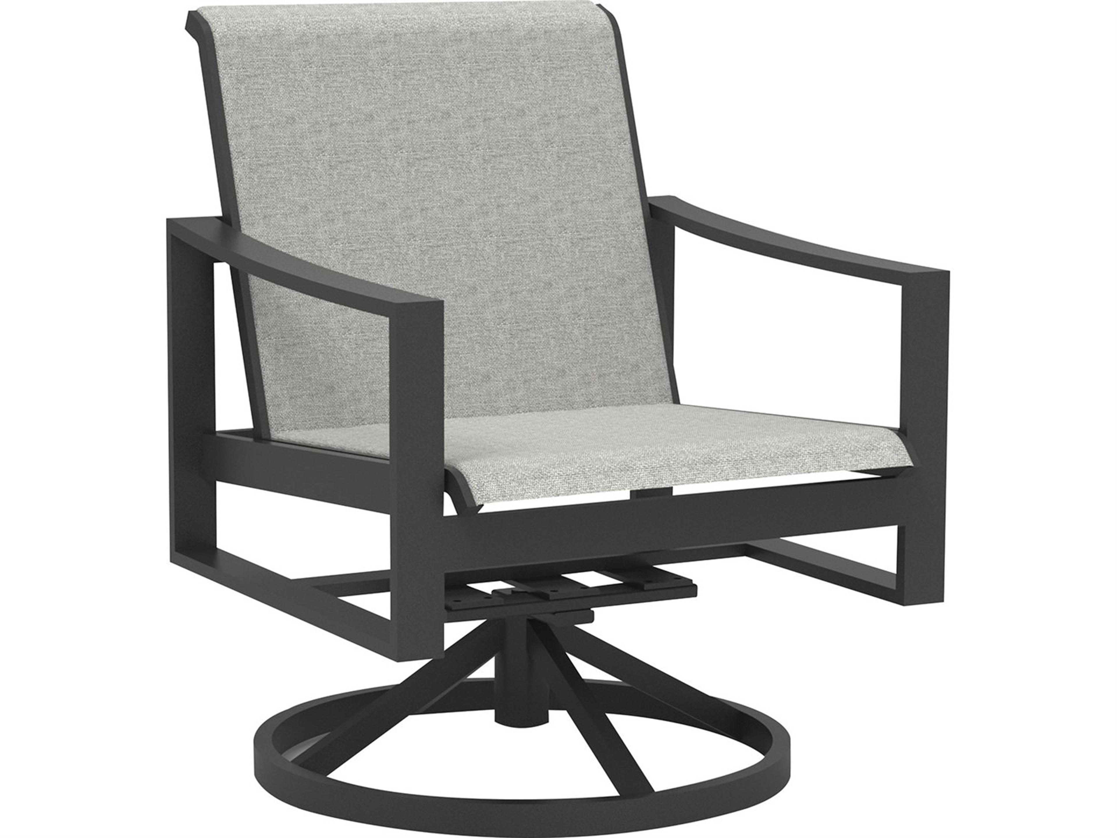 Bonavista Sling Swivel Arm Chair in Slope Arm