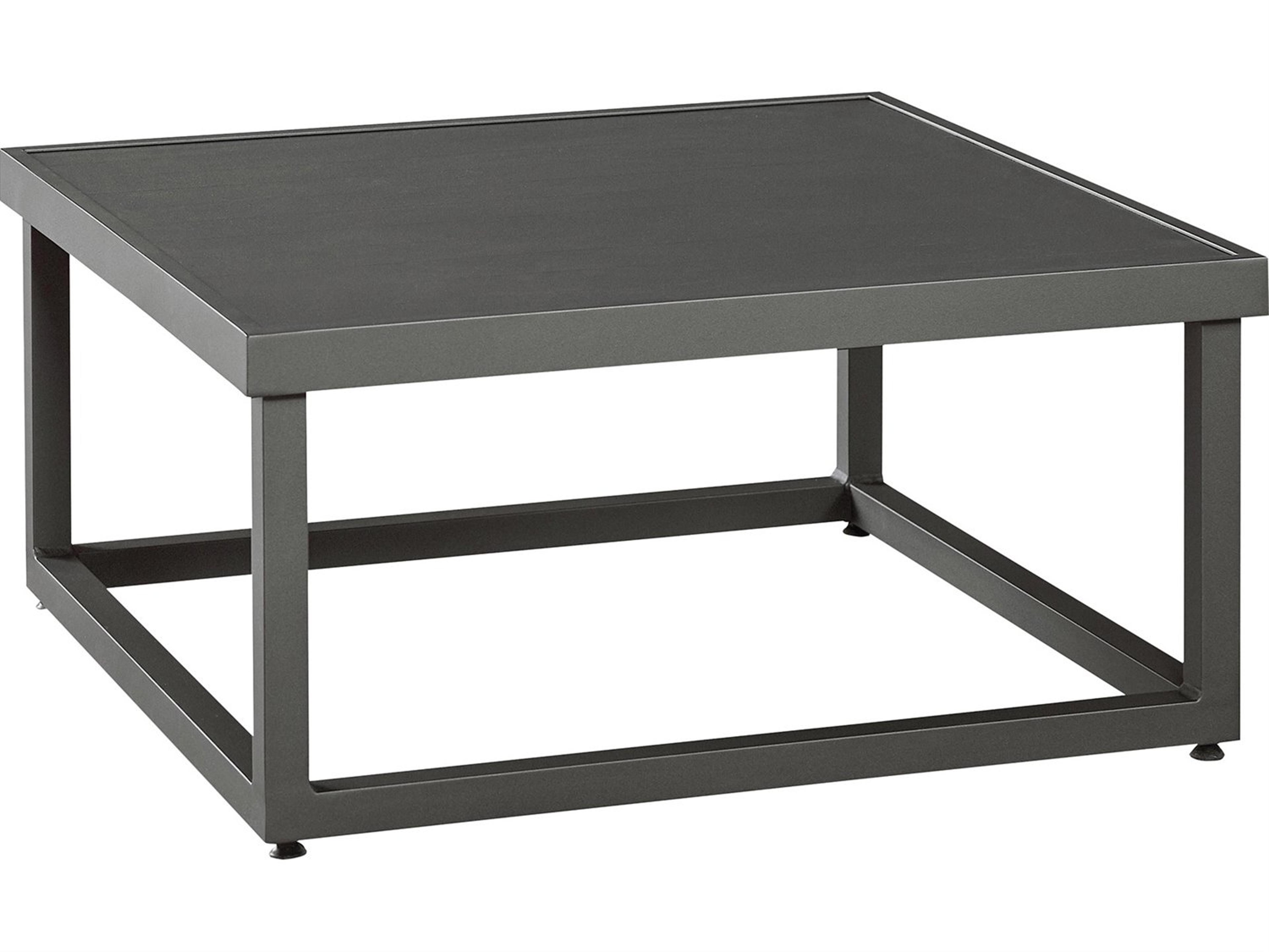 Bonavista Aluminum Square Cocktail Table - Slat Top