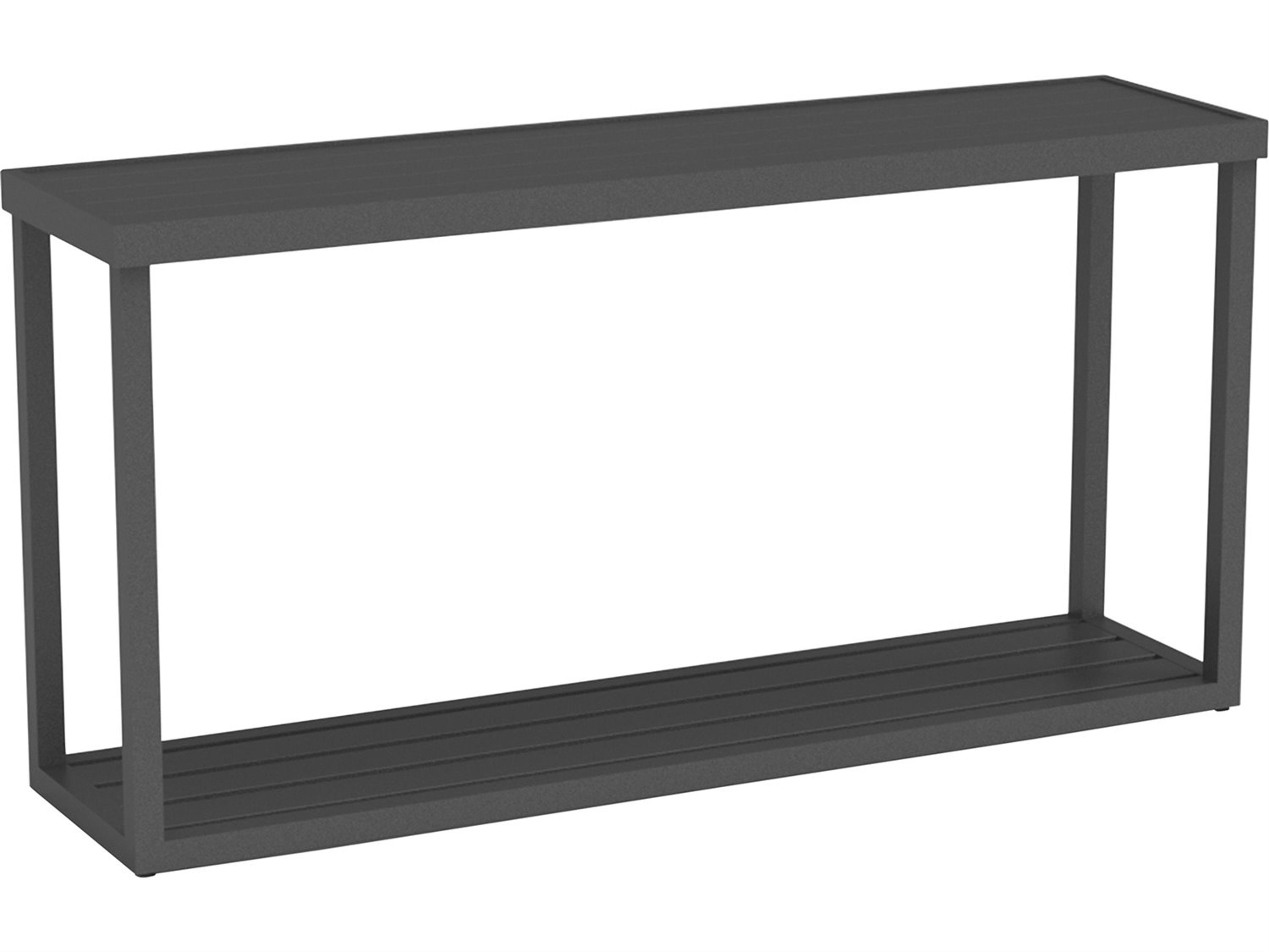 Lane Venture Bonavista Aluminum Console Table- Slat Top