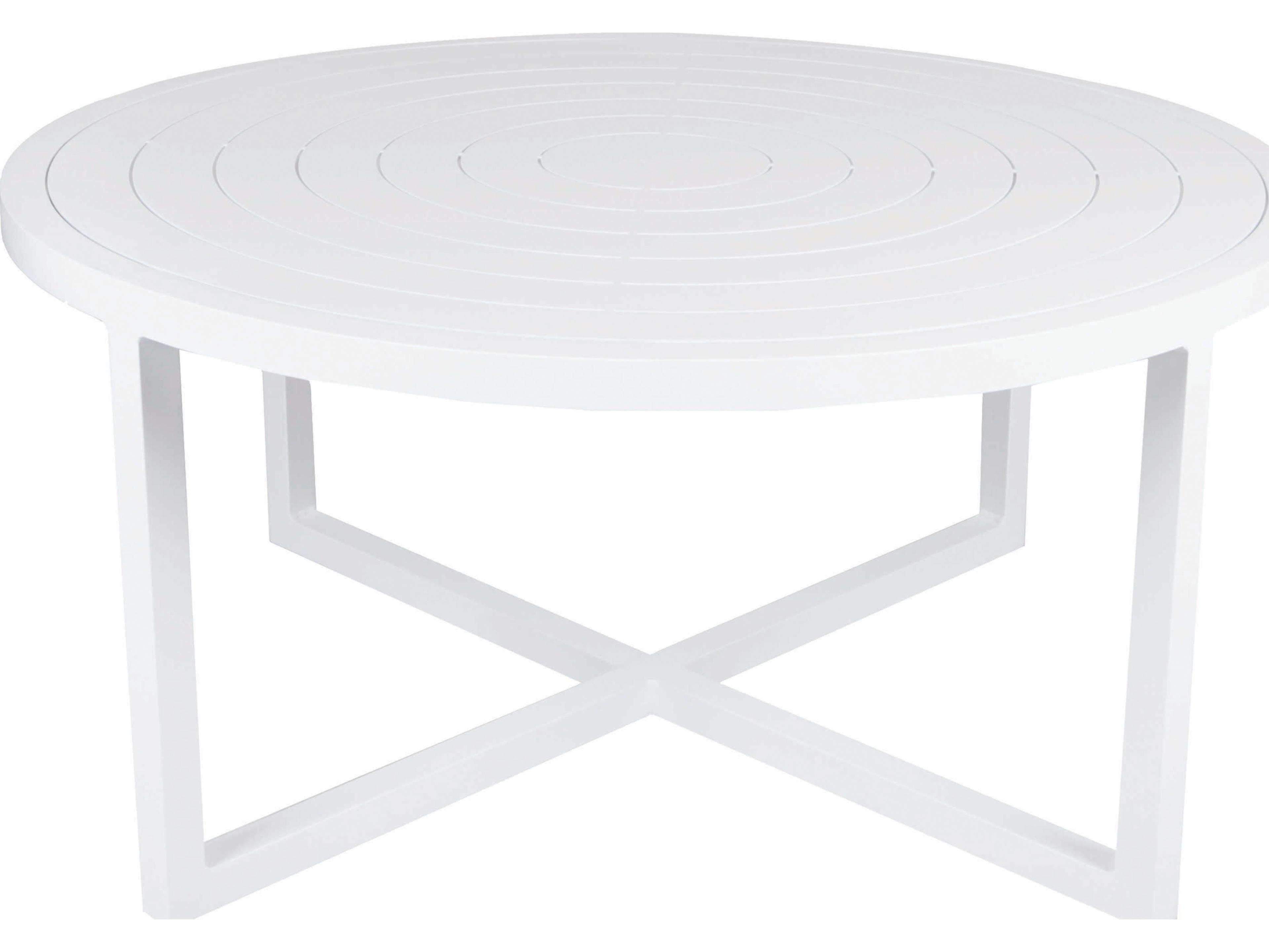 Lane Venture Contempo Aluminum Round Outdoor Patio Coffee Table