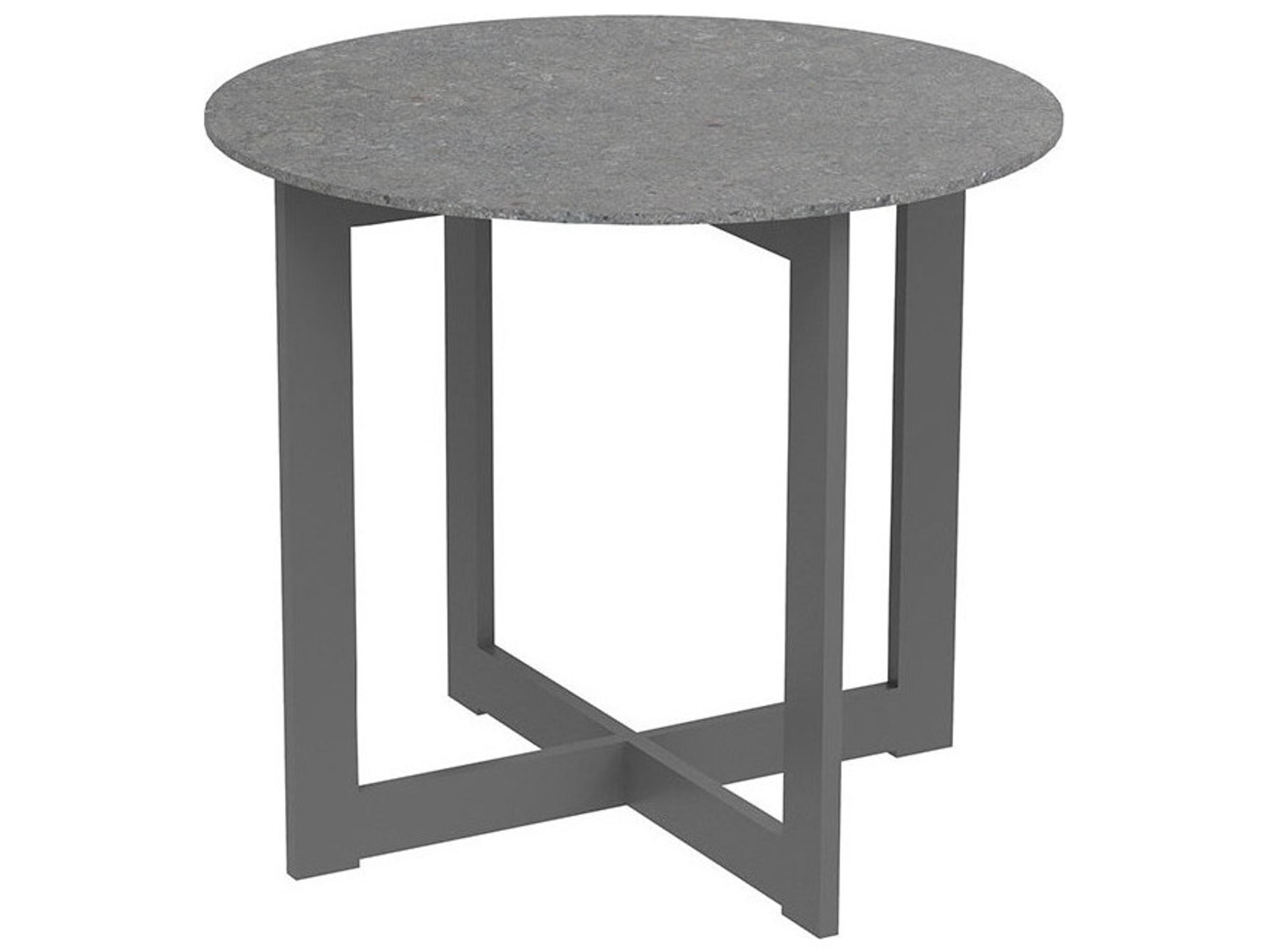 Lane Venture Fulton Aluminum Round End Table