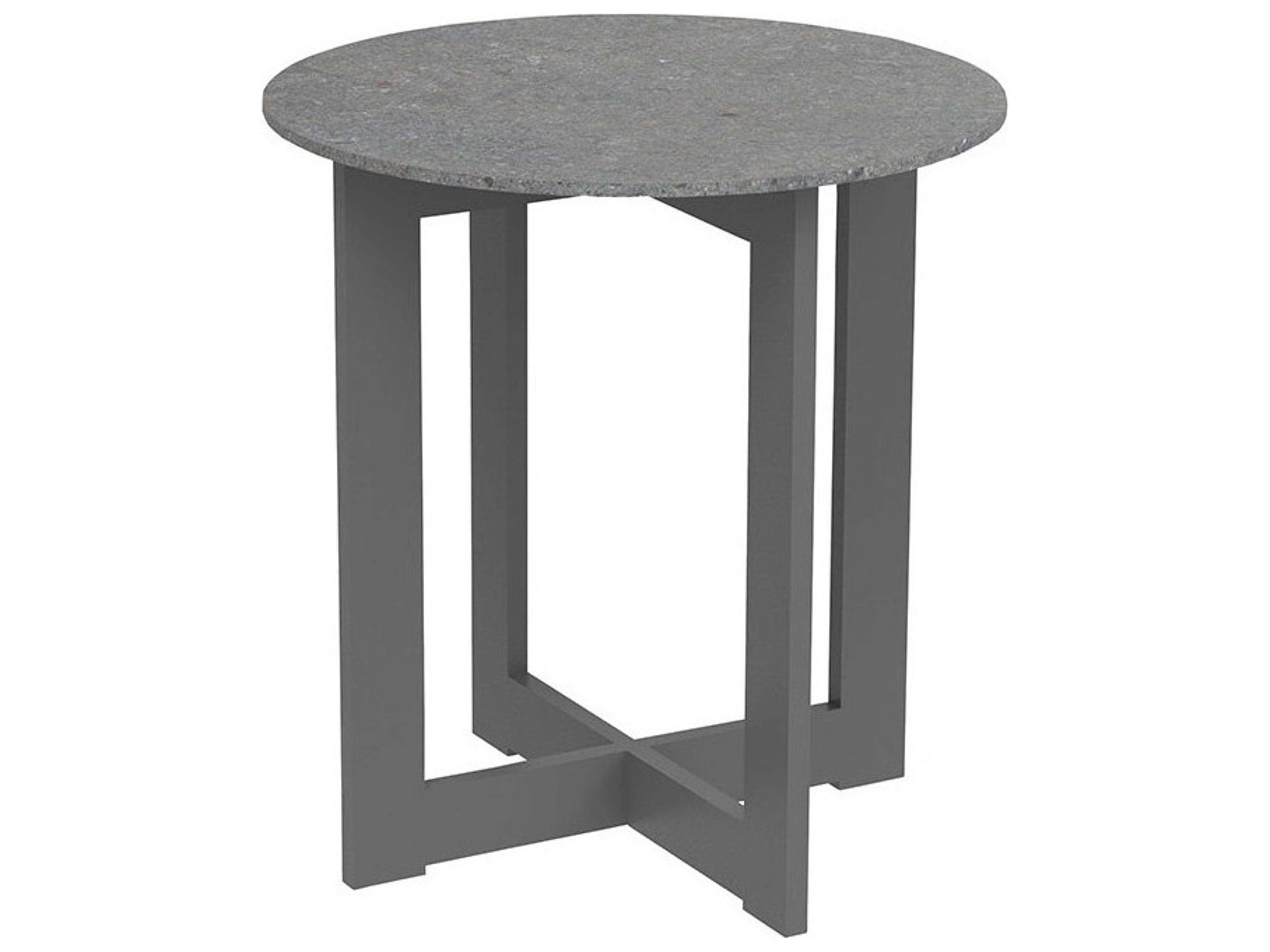 Lane Venture Fulton Aluminum Round Accent Table