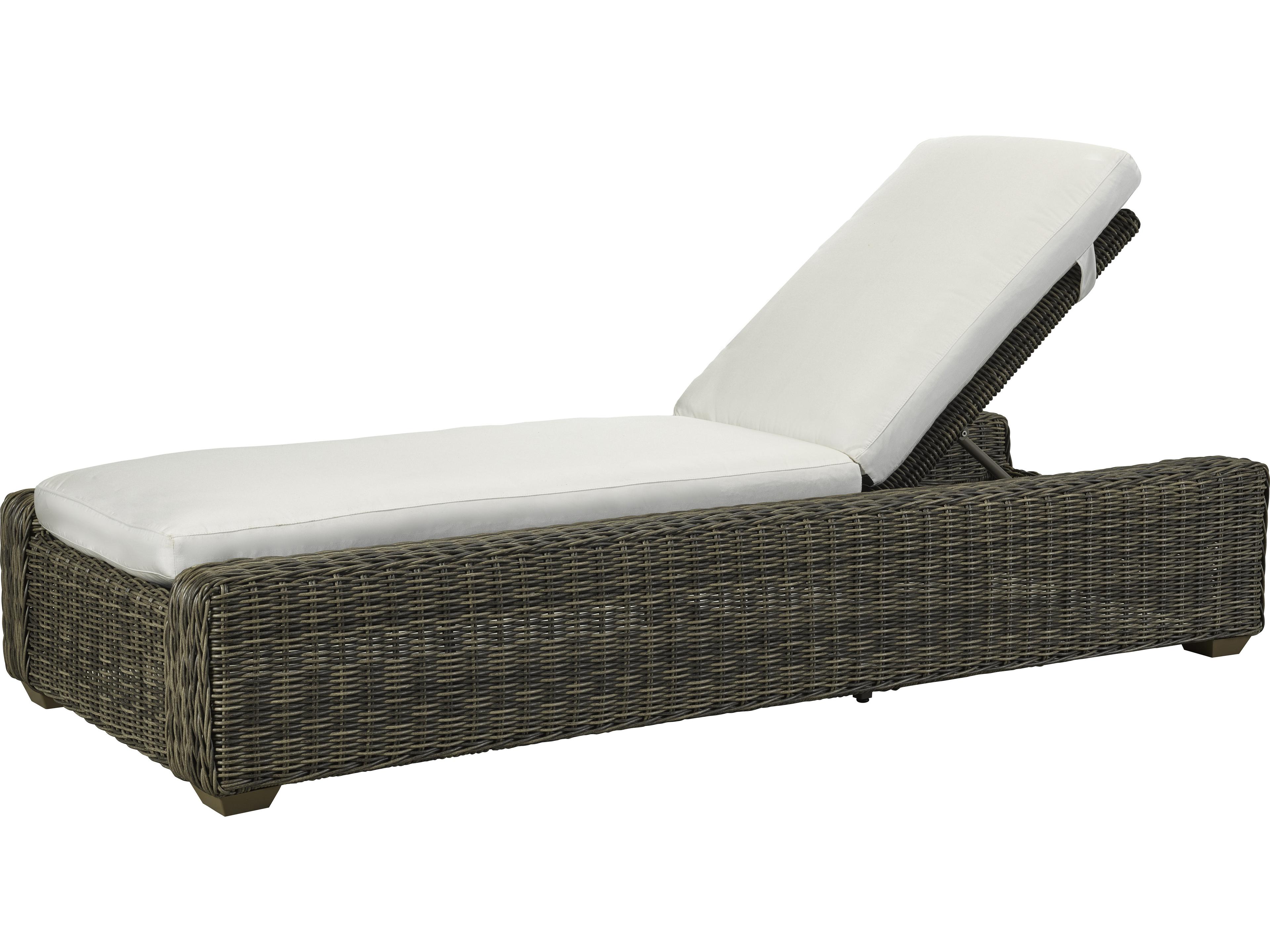 Lane Venture Oasis Ash Wicker Adjustable Outdoor Patio Chaise Lounge