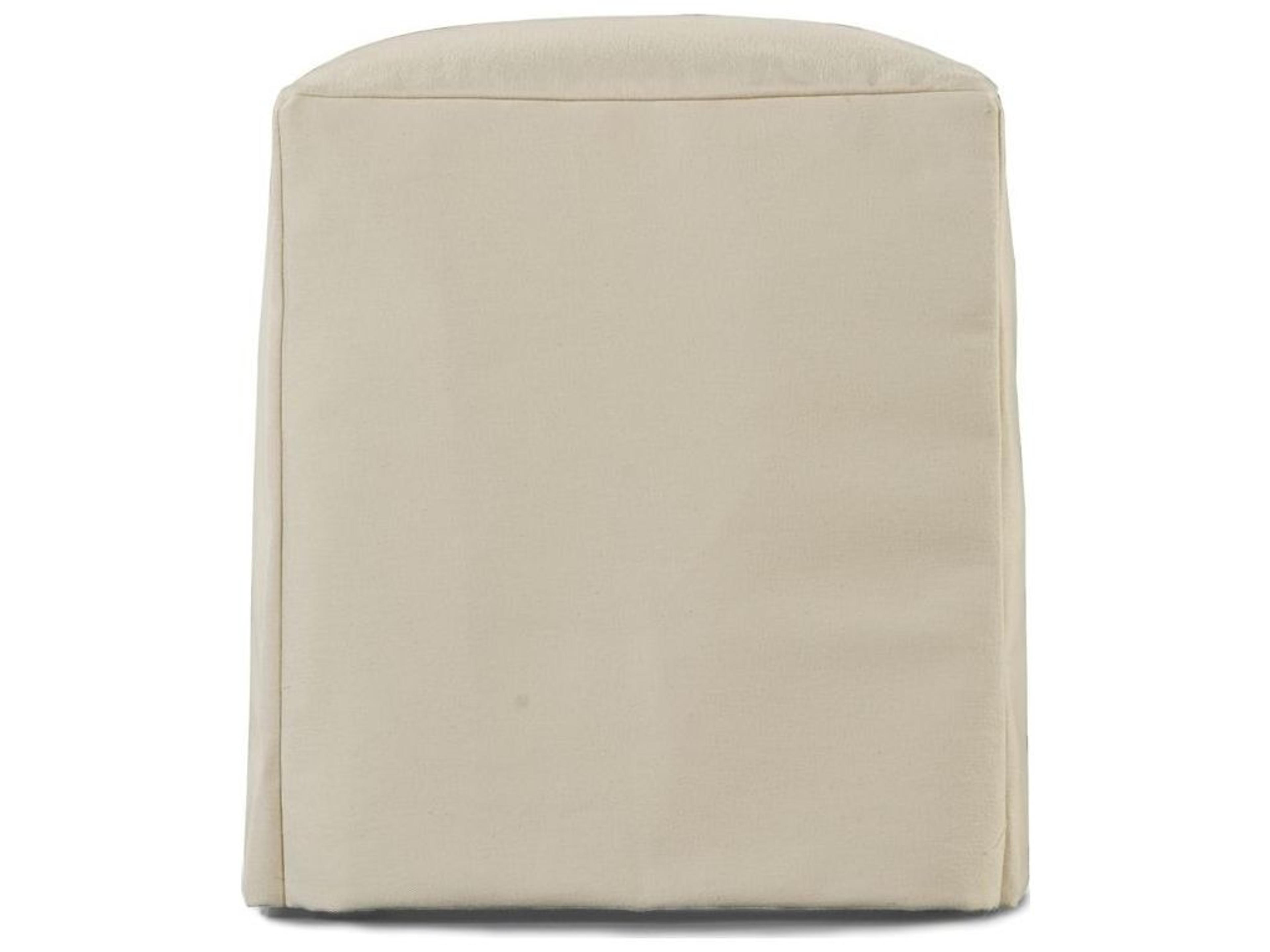 Lane Venture Elena Fabric Cushion Square Patio Ottoman