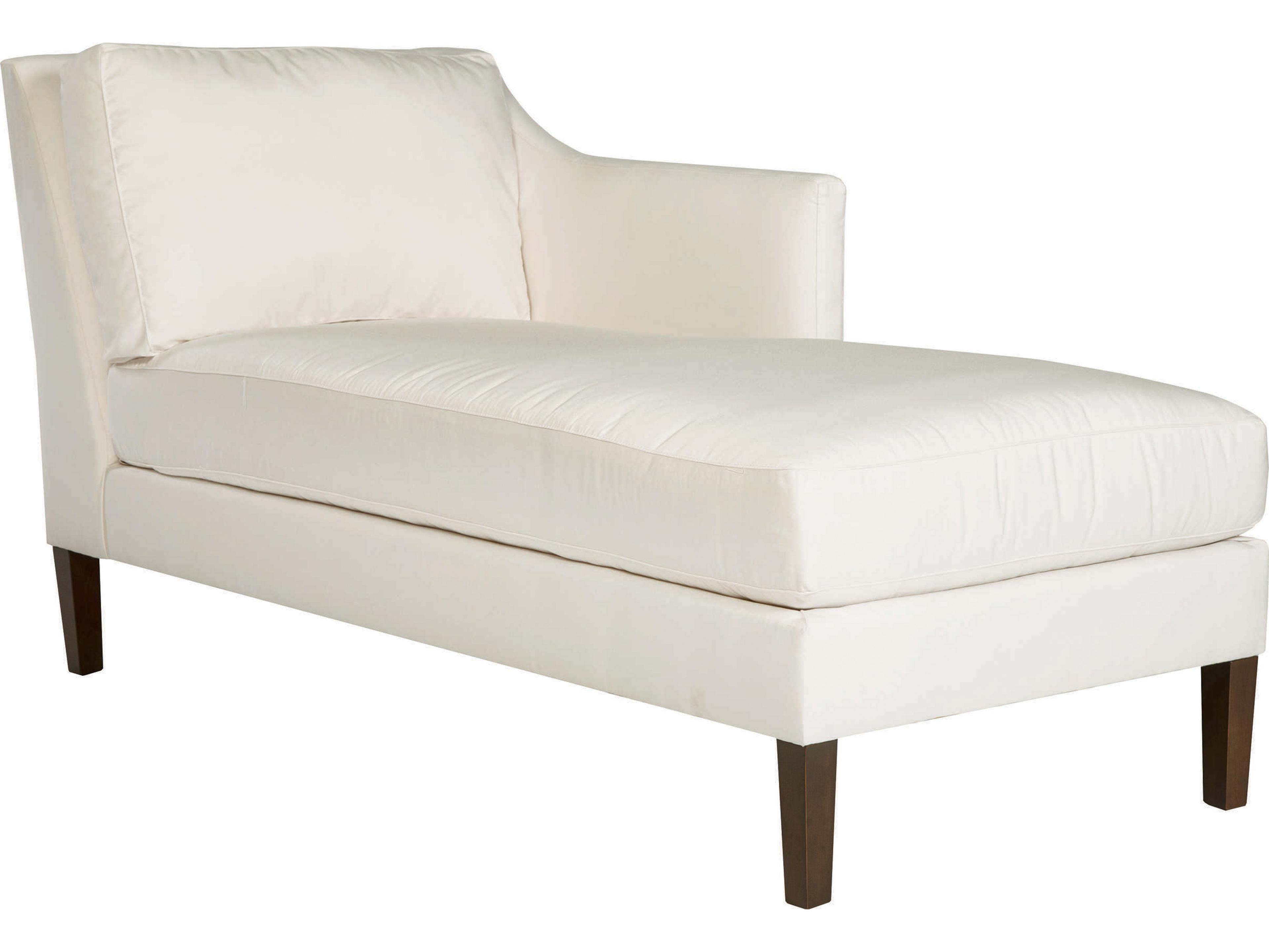 Finley Aluminum Fabric Right Arm Outdoor Patio Chaise Lounge