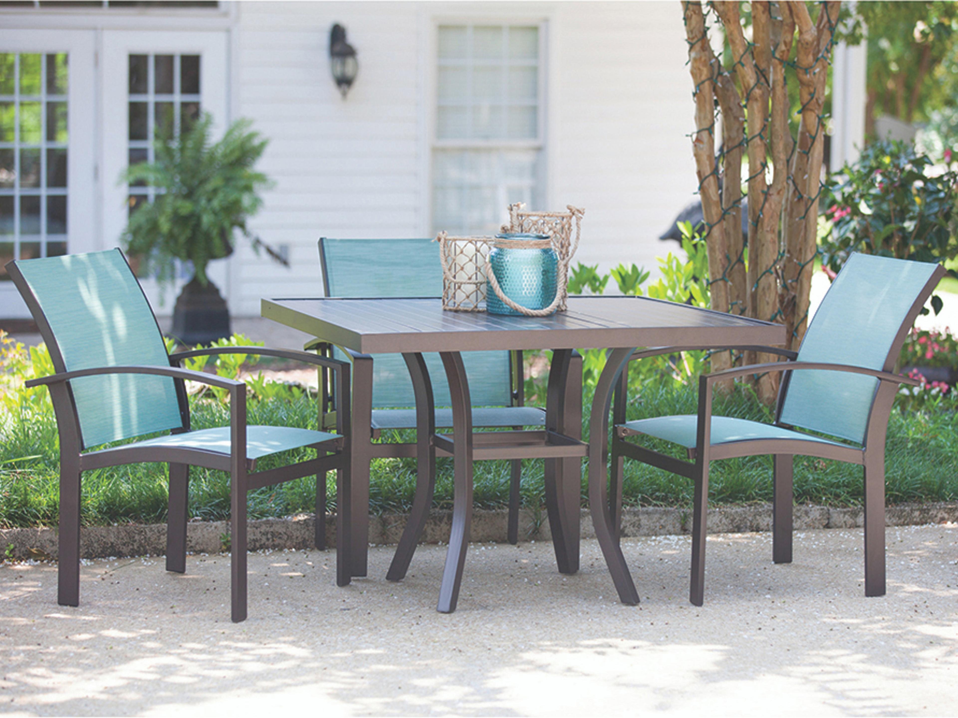 Lane Venture Capstone Sling Aluminum Outdoor Dining Set