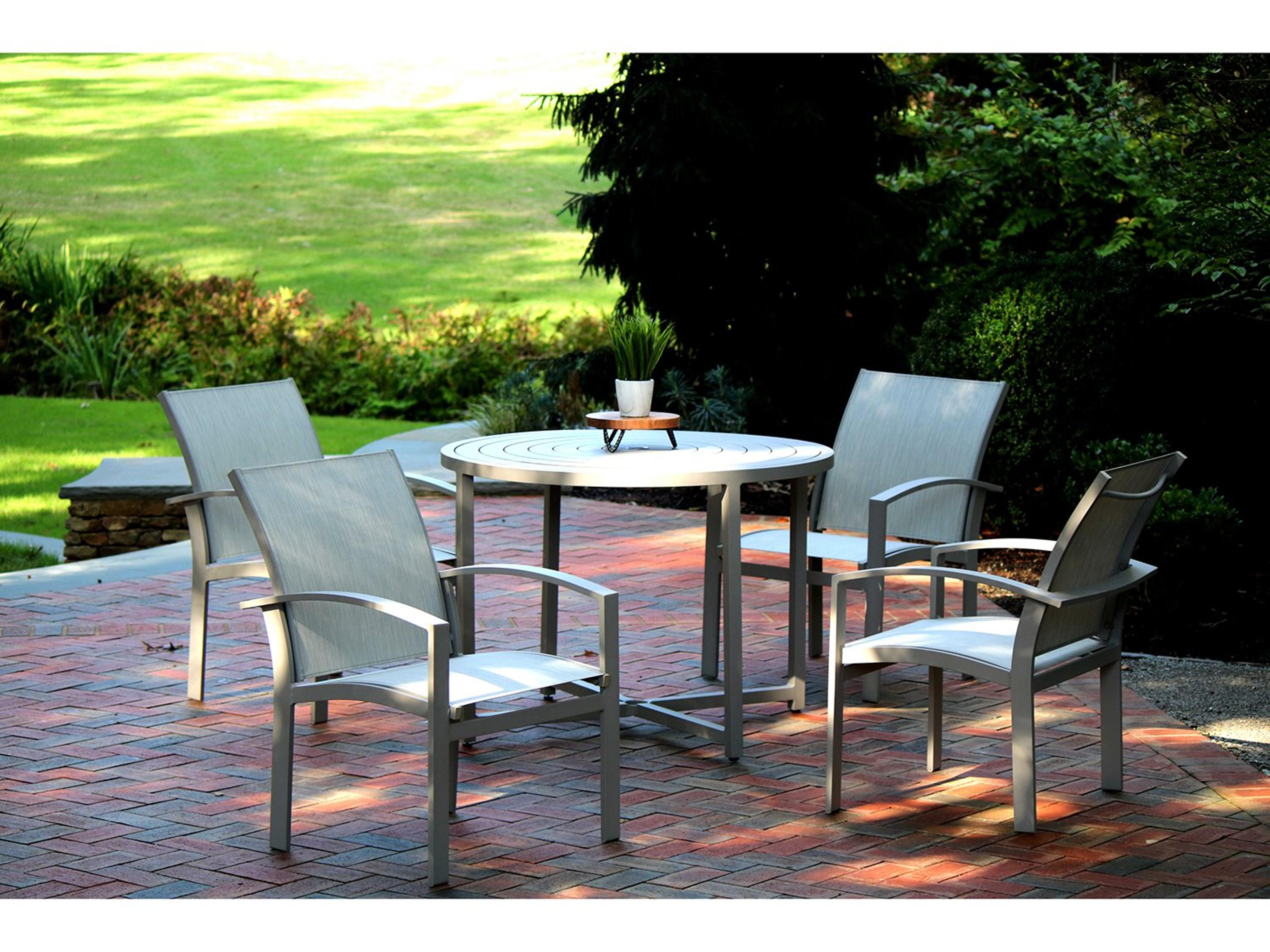 Lane Venture Casptone Aluminum Outdoor Dining Set