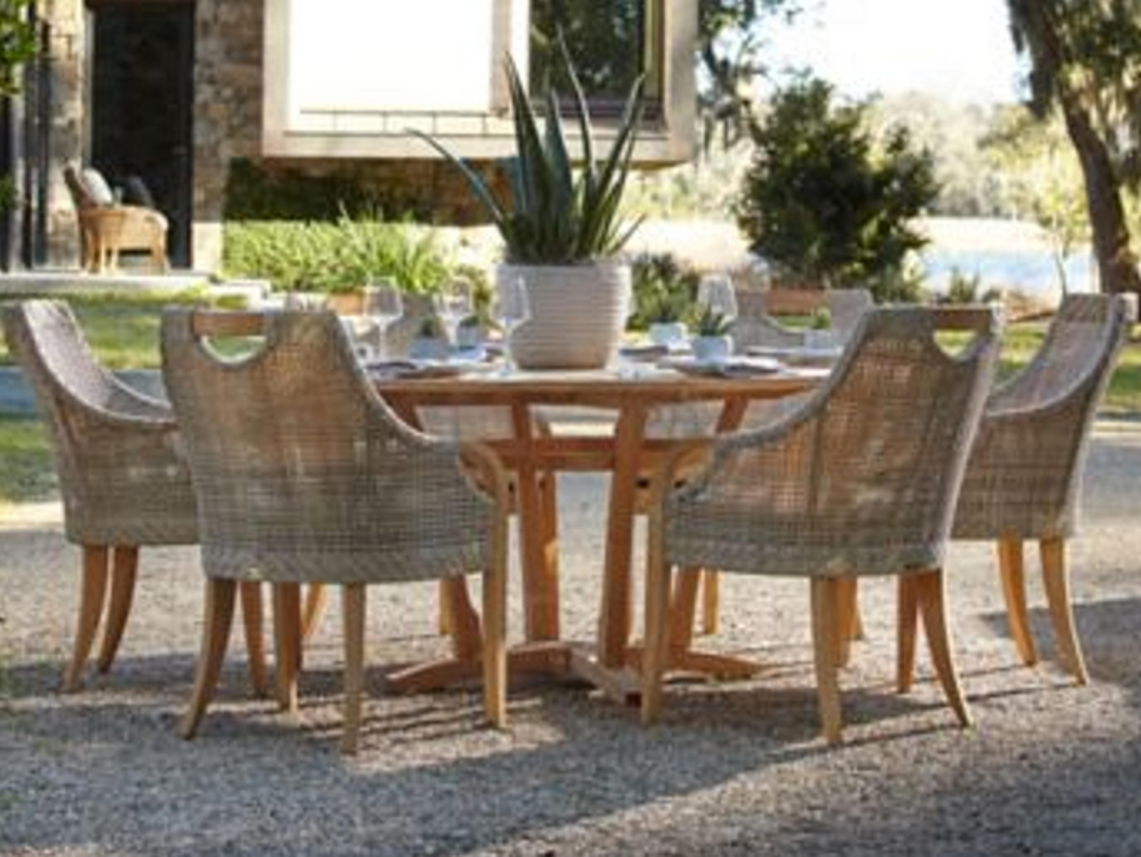 Lane Venture Edgewood Teak Patio Dining Set
