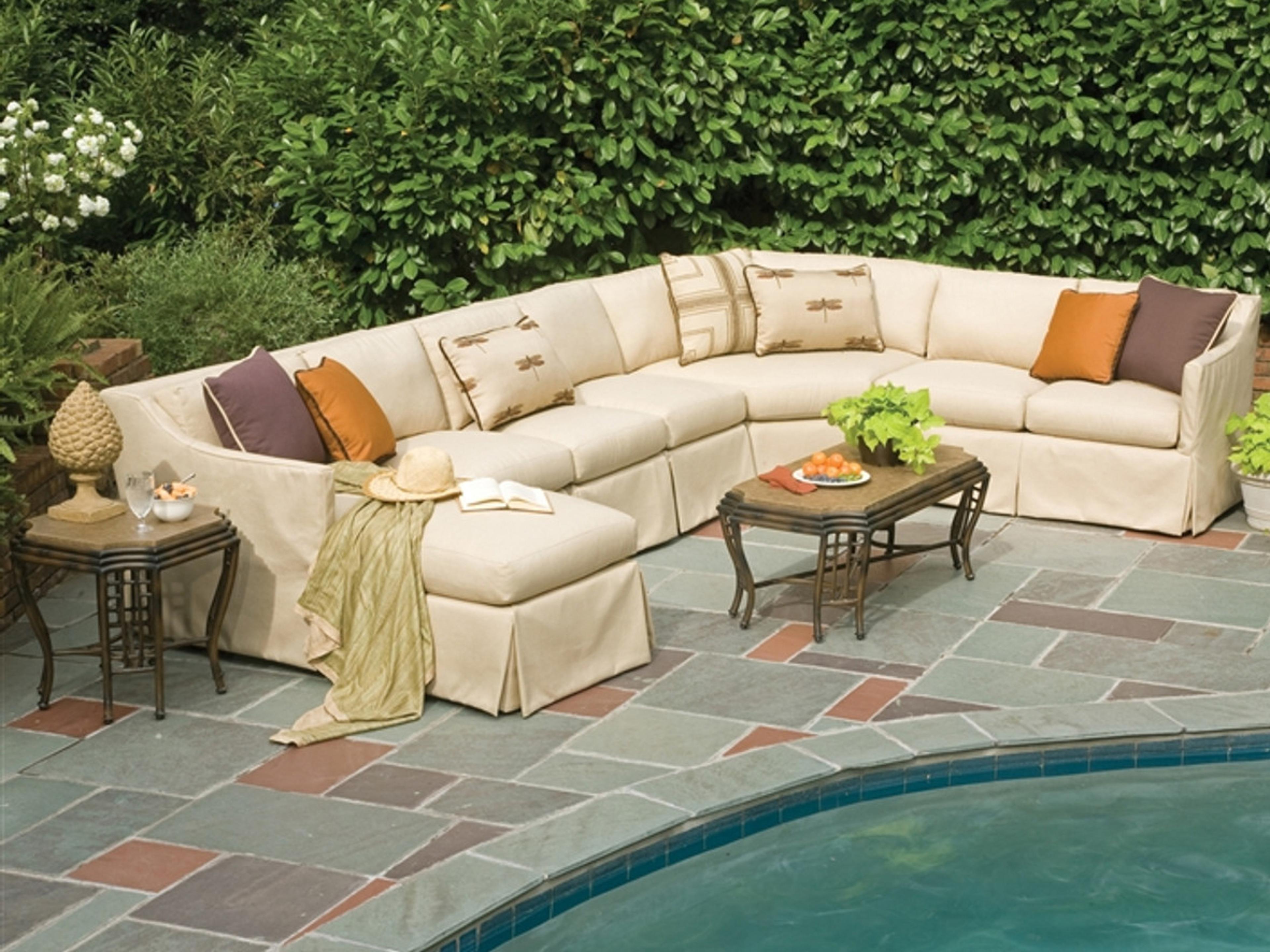 Lane Venture Elena Fabric Cushion Patio Lounge Set