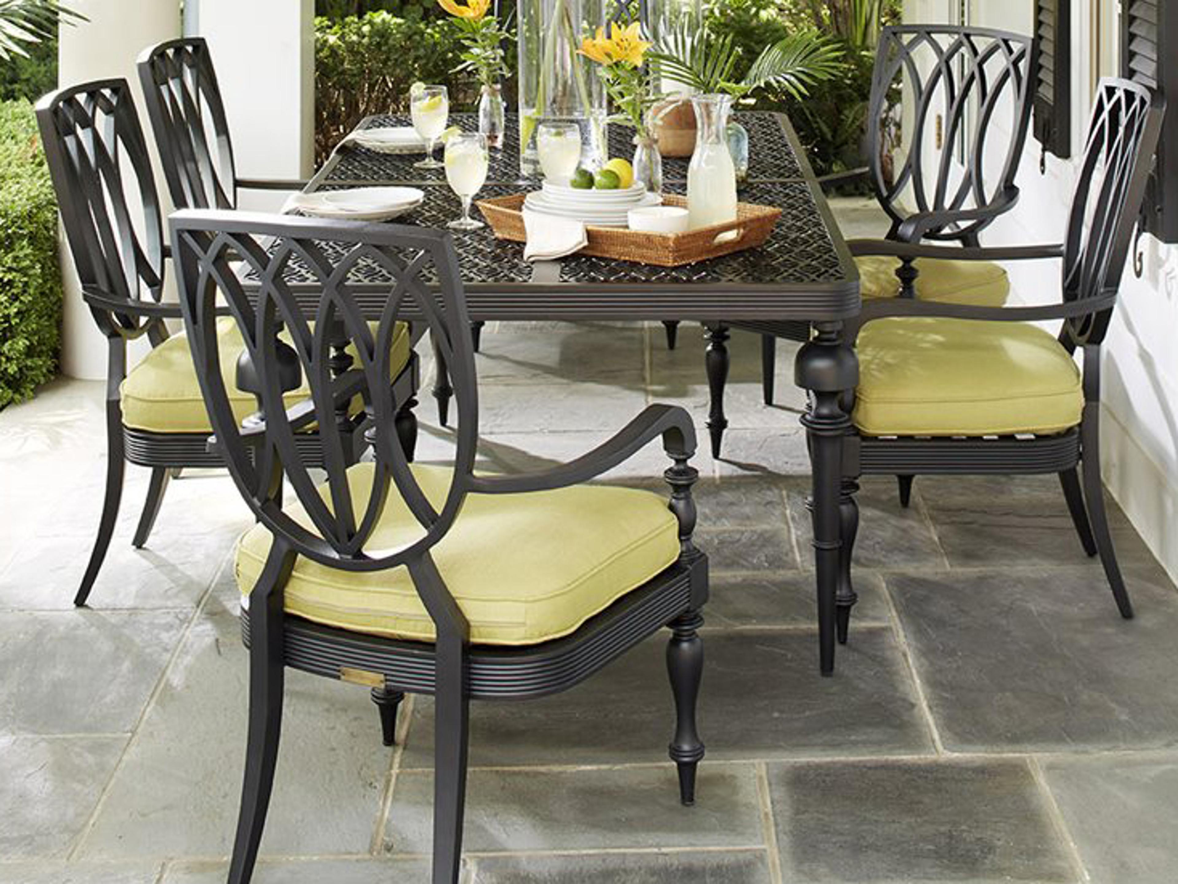 Lane Venture Hemingway Plantation Cast Aluminum Outdoor Dining Set