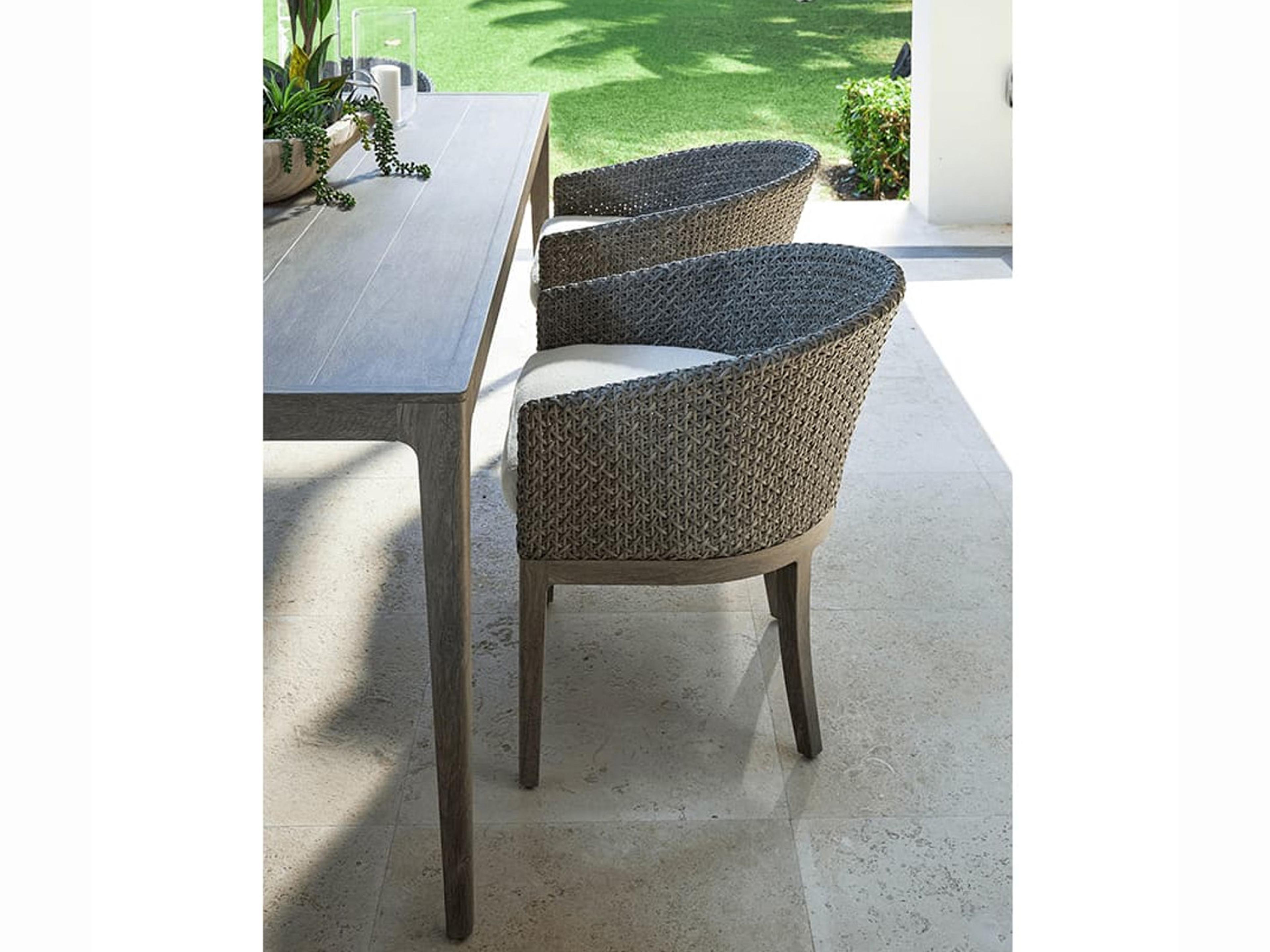Lane Venture Lenox Hill Wicker Patio Dining Set
