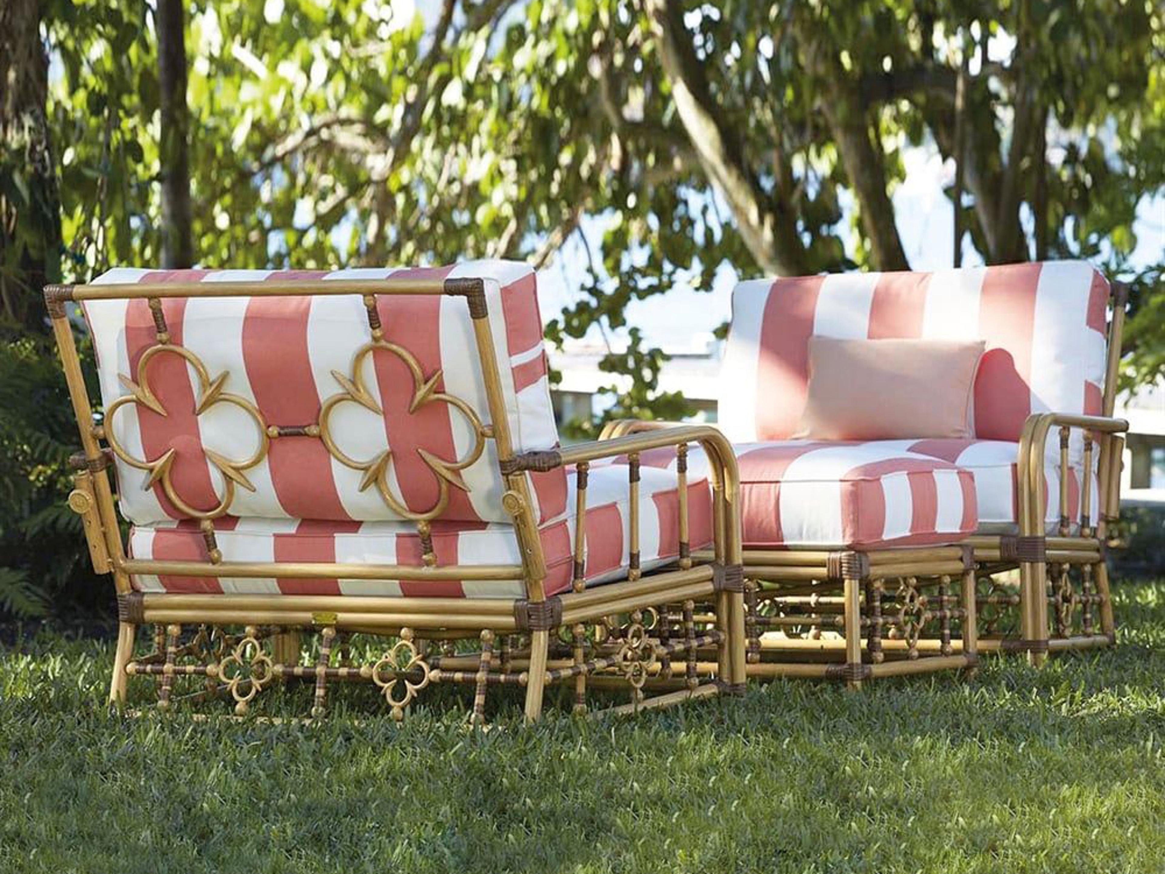 Lane Venture Mimi By Celerie Kemble Aluminum Cushion Patio Lounge Set