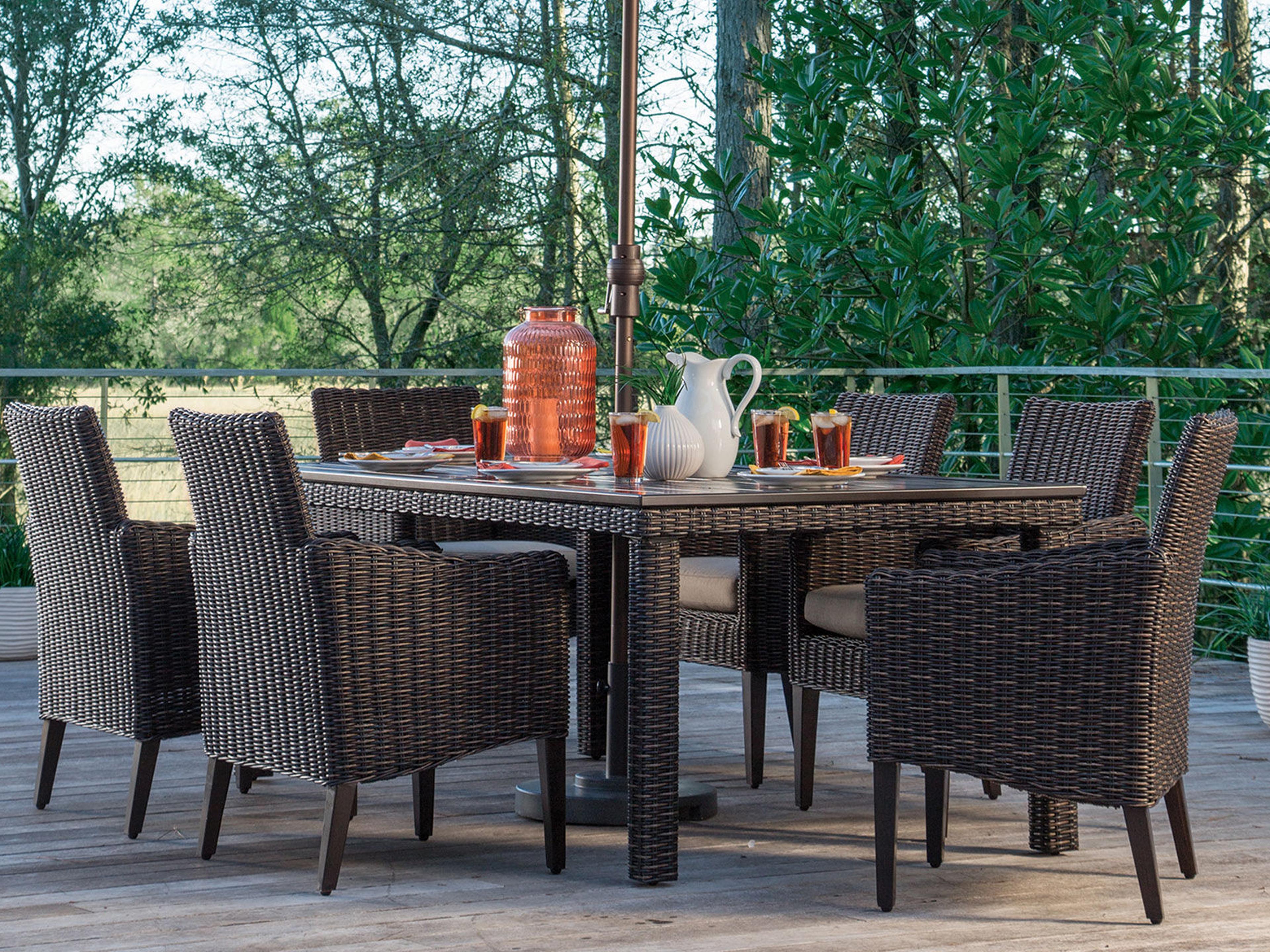 Lane Venture Requisite Wicker Outdoor Dining Set