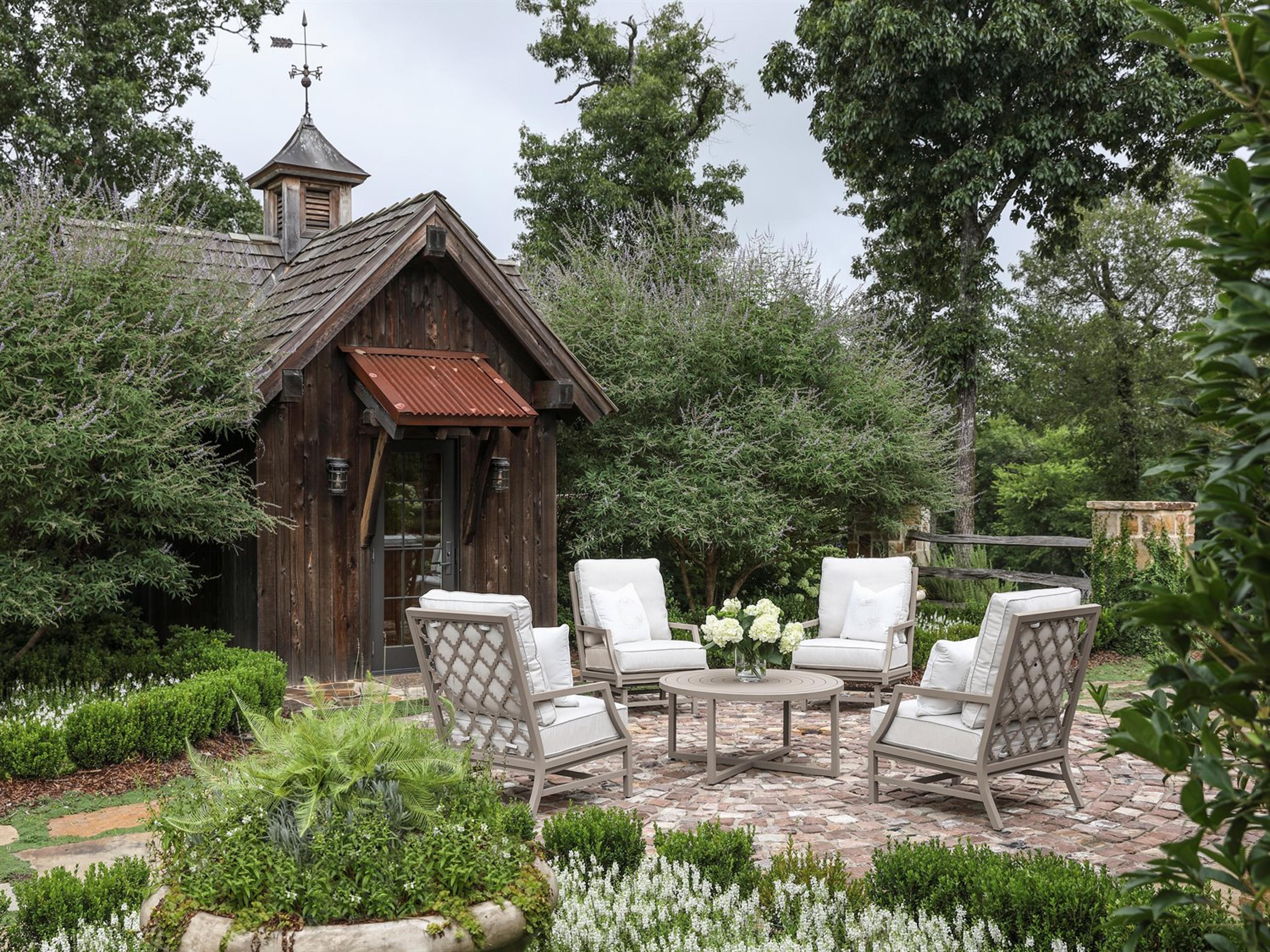 Lane Venture Willow Aluminum Outdoor Patio Lounge Set