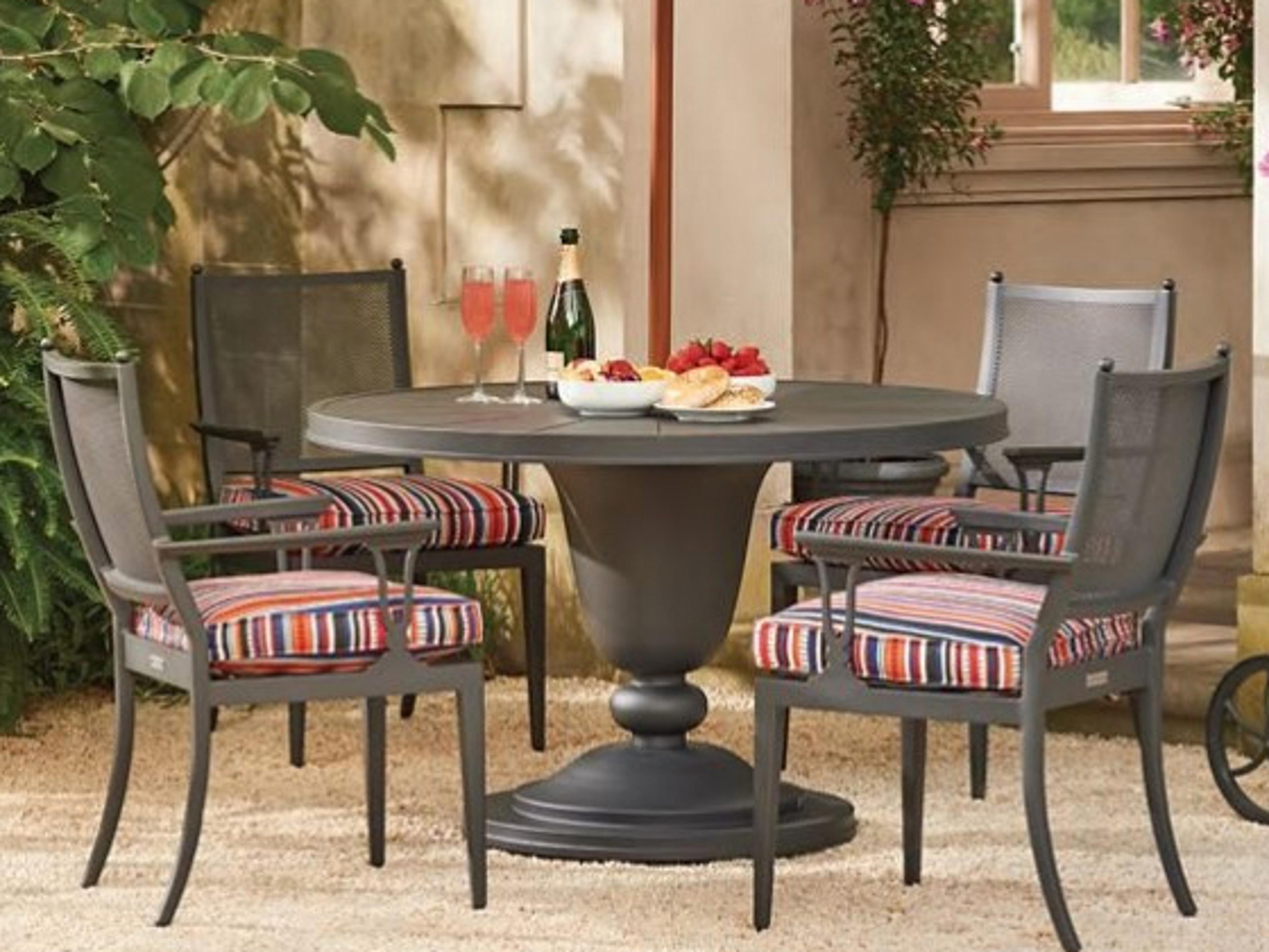 Lane Venture Winterthur Estate Aluminum Outdoor Patio Dining Set