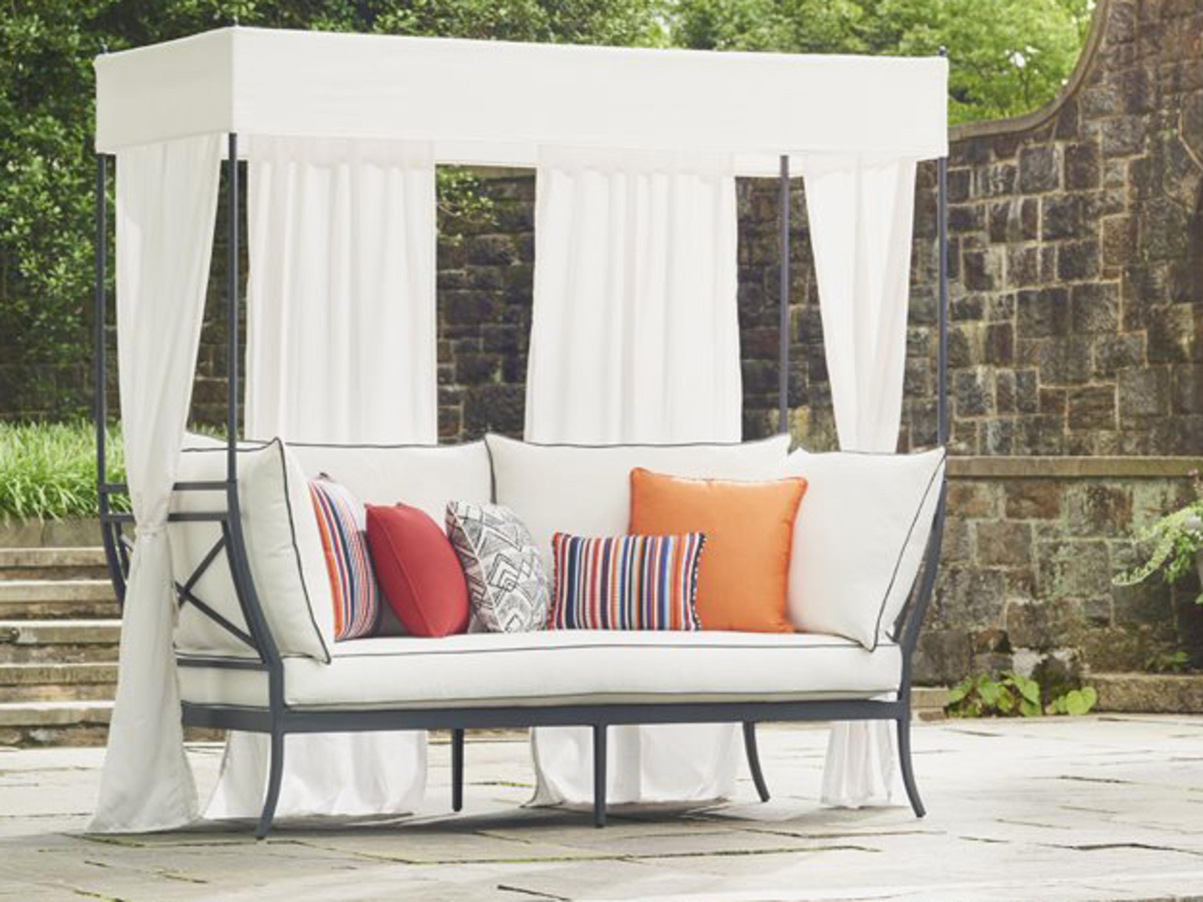 Lane Venture Winterthur Estate Aluminum Daybed Outdoor Lounge Set