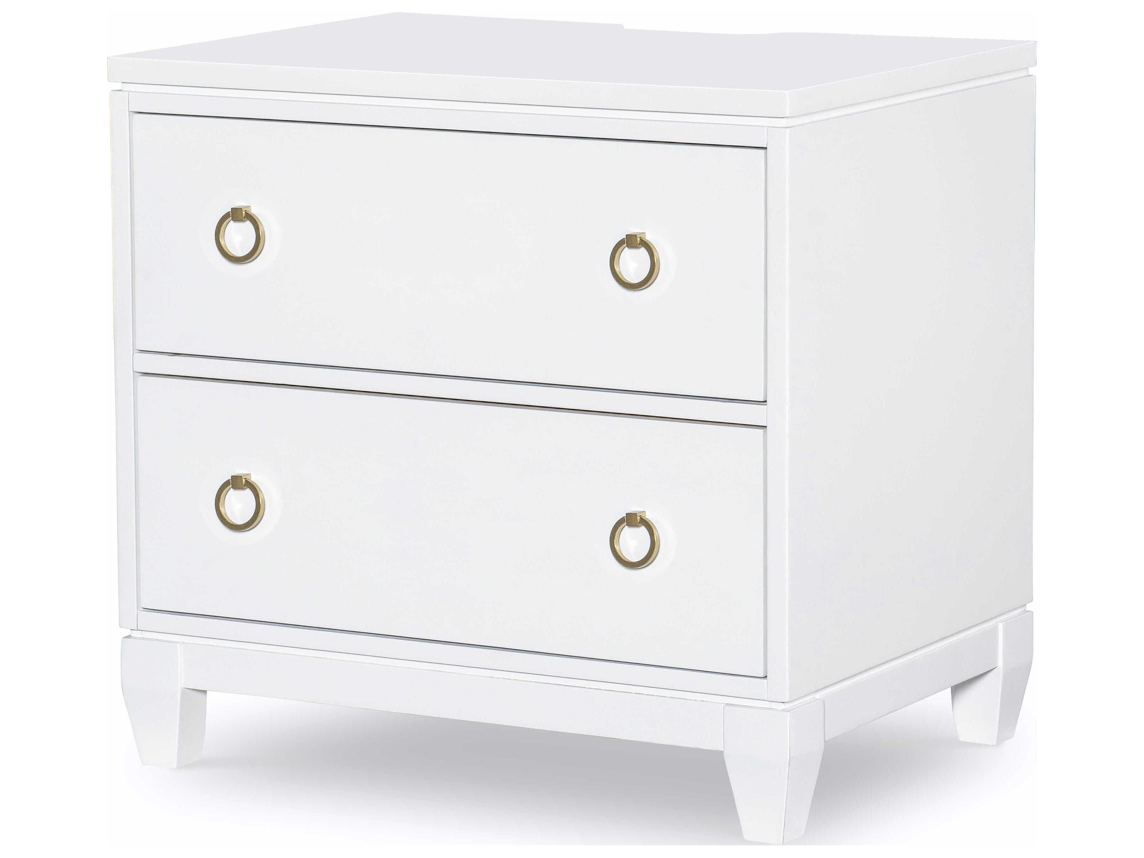 Legacy Classic Summerland 2-Drawers Poplar Wood Nightstand