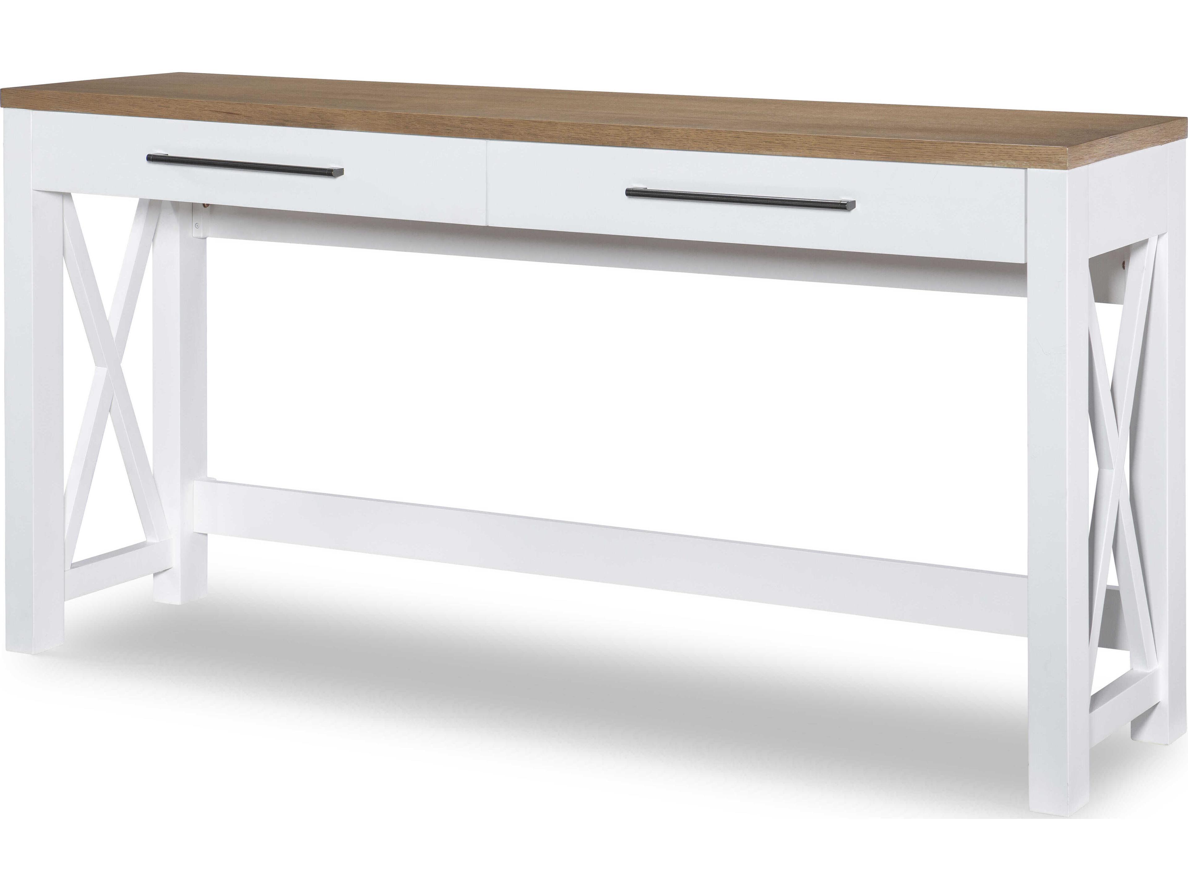 Legacy Classic Franklin Rectangular Wood White Console Table