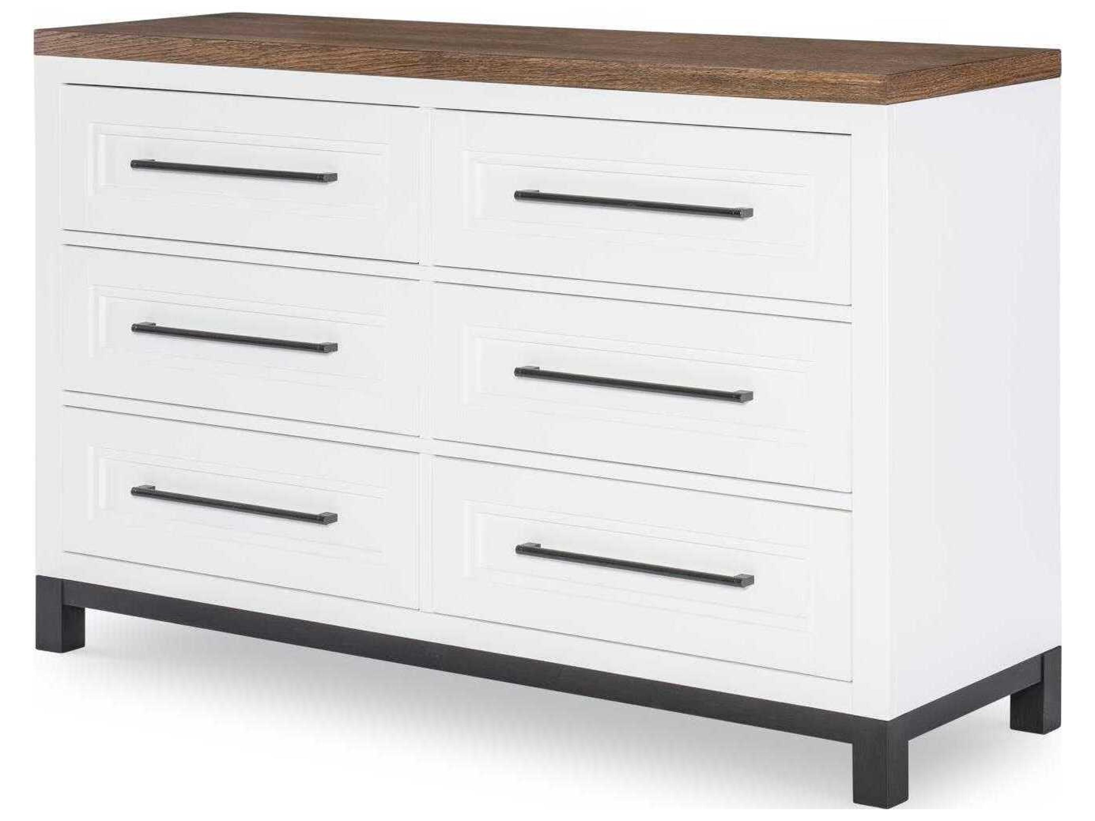 Legacy Classic Dutton 6-Drawers White Hardwood Double Dresser