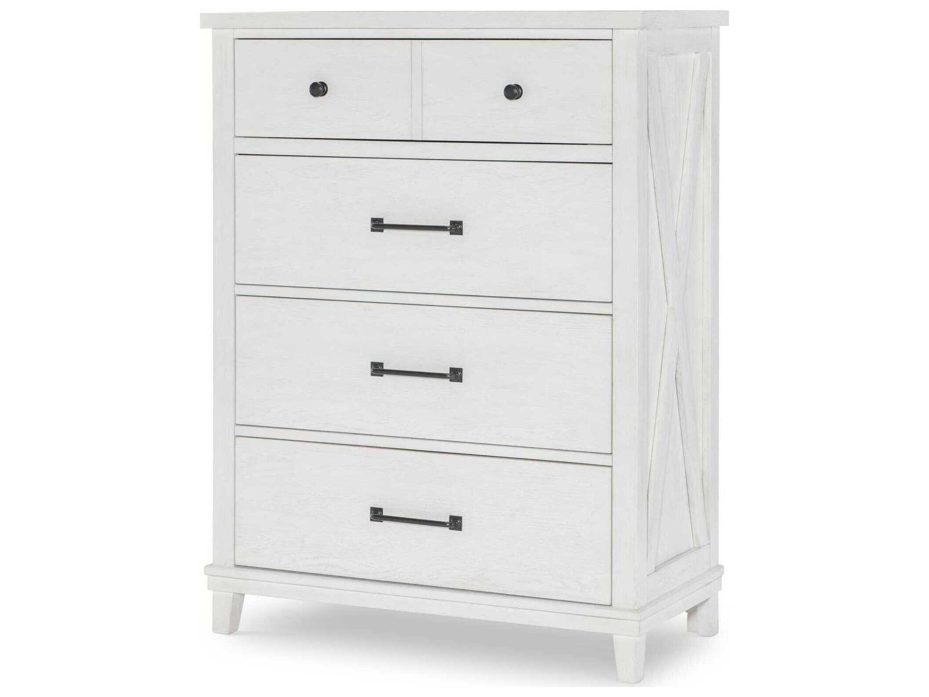 Legacy Classic Flatiron Aged White Hardwood Accent Chest