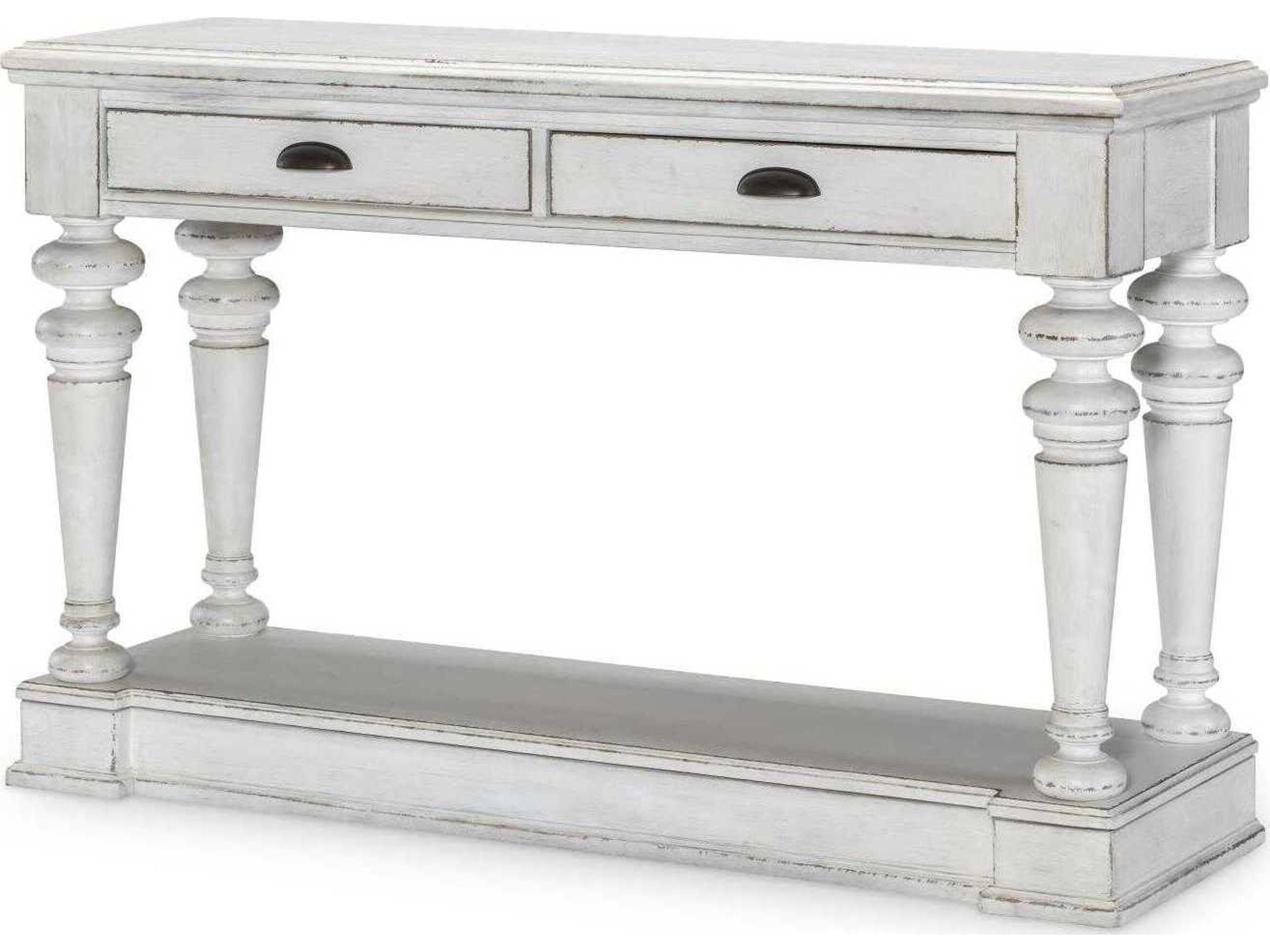 Legacy Classic Cottage Park 58" Hardwood Aged White Sideboard