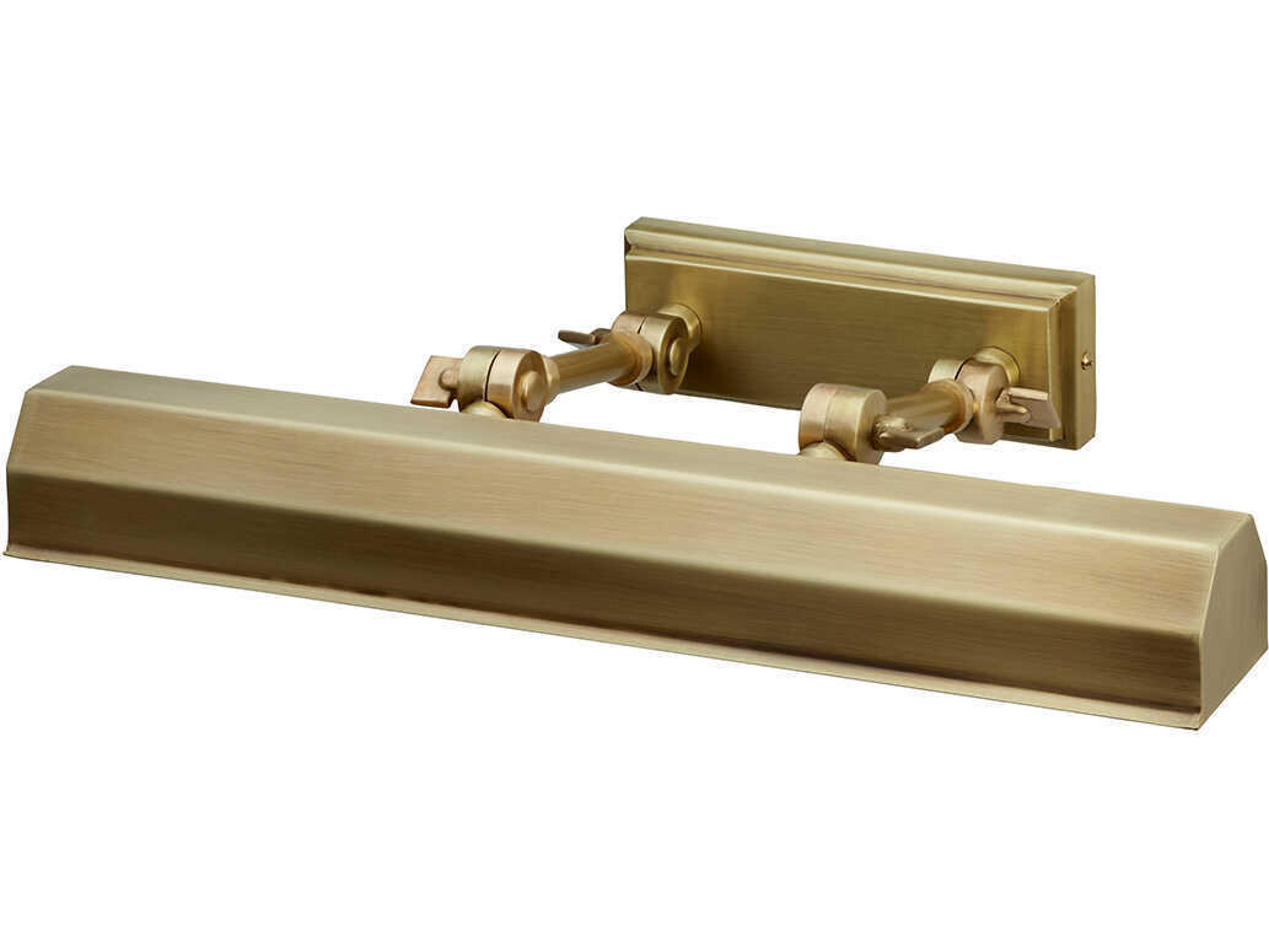 Lucas McKearn Chawton 2-Light Aged Brass Picture Light