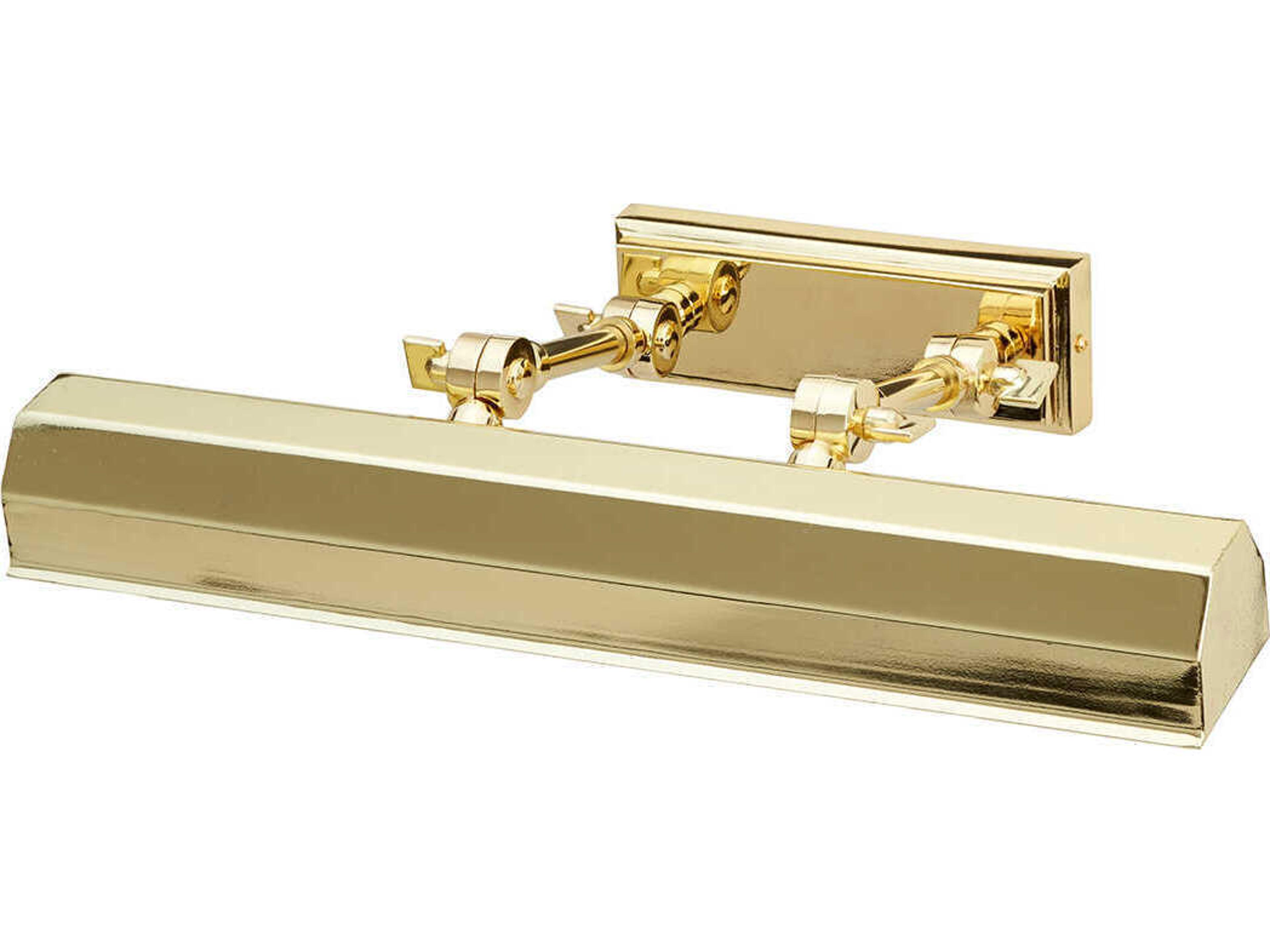 Lucas McKearn Chawton 2-Light Polished Brass Picture Light