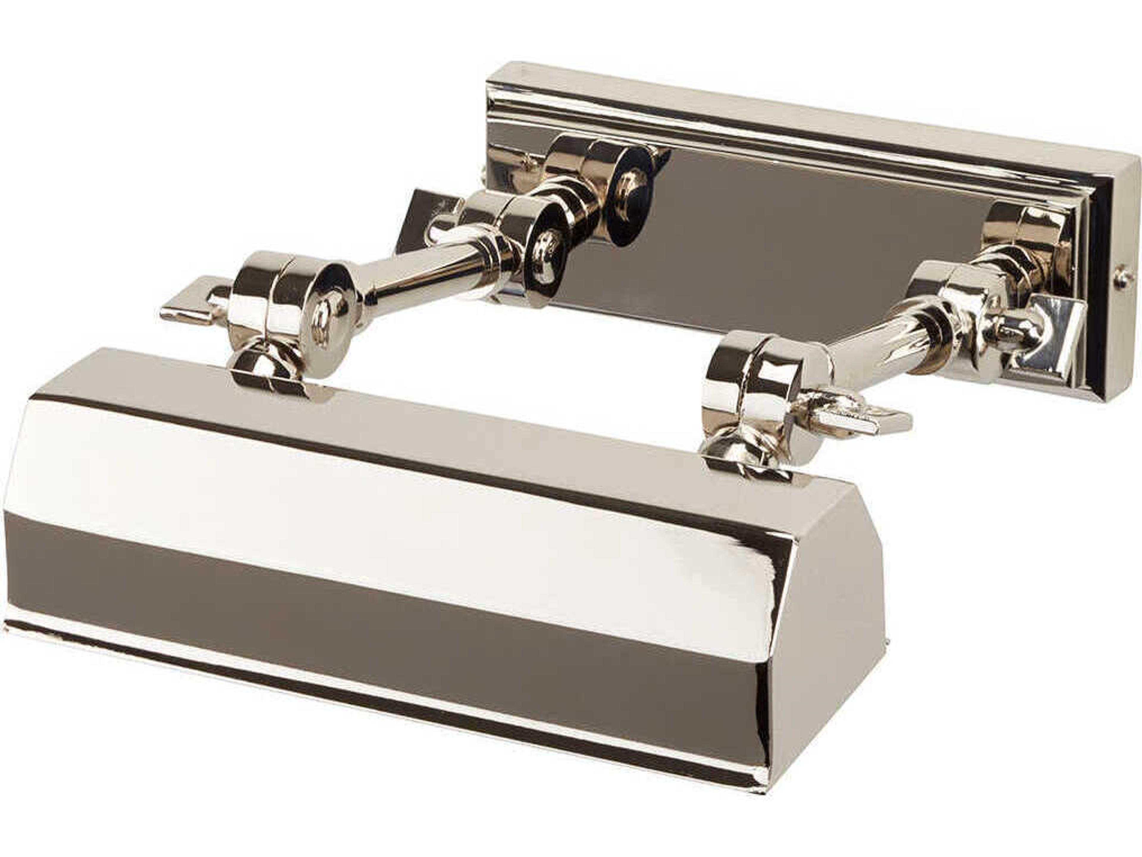 Lucas McKearn Chawton 2-Light Polished Nickel Picture Light