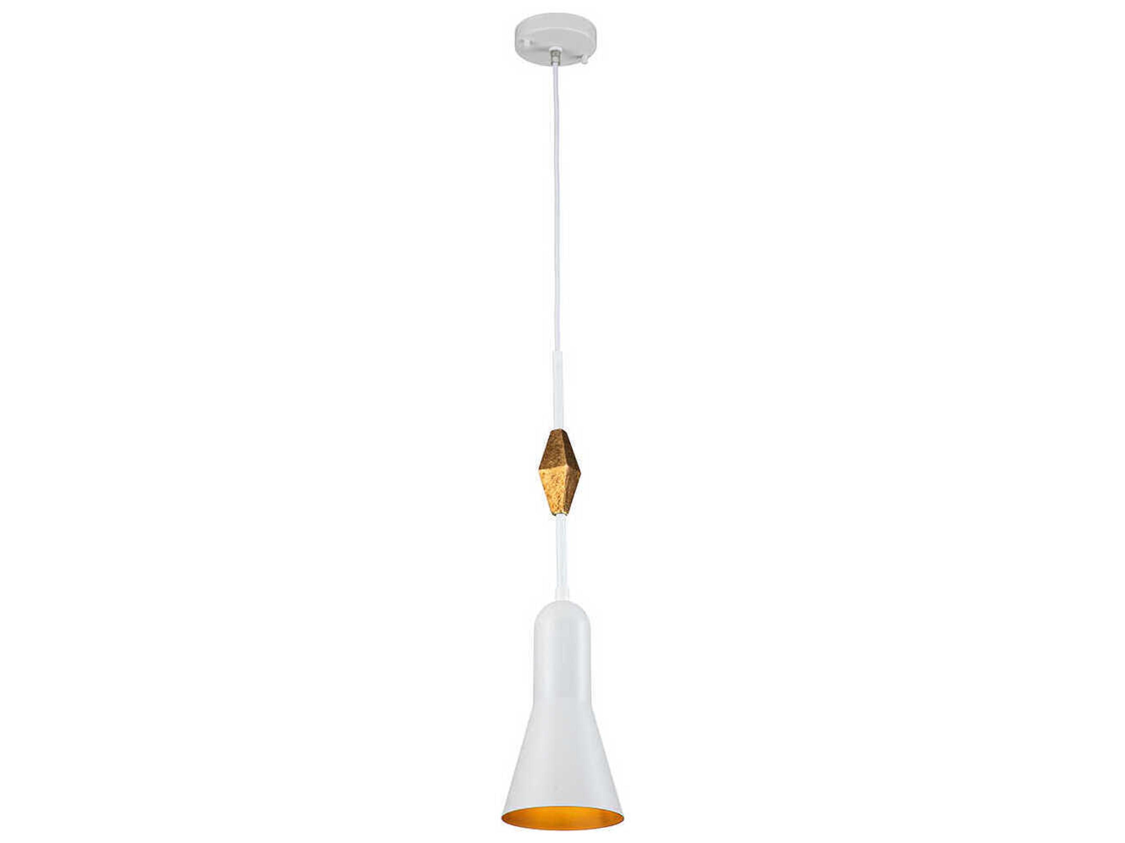 Lucas McKearn Etoile 1-Light White Mini Pendant